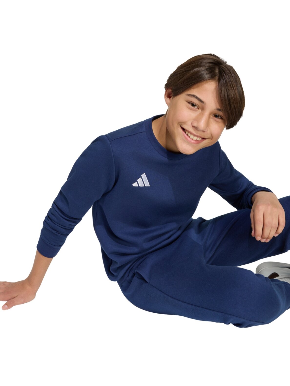 Adidas Entrada 26 Sweat Top vaikams, tamsiai mėlyna JZ6552 6 Adidas Entrada 26 Sweat Top vaikams, tamsiai mėlyna JZ6552 6