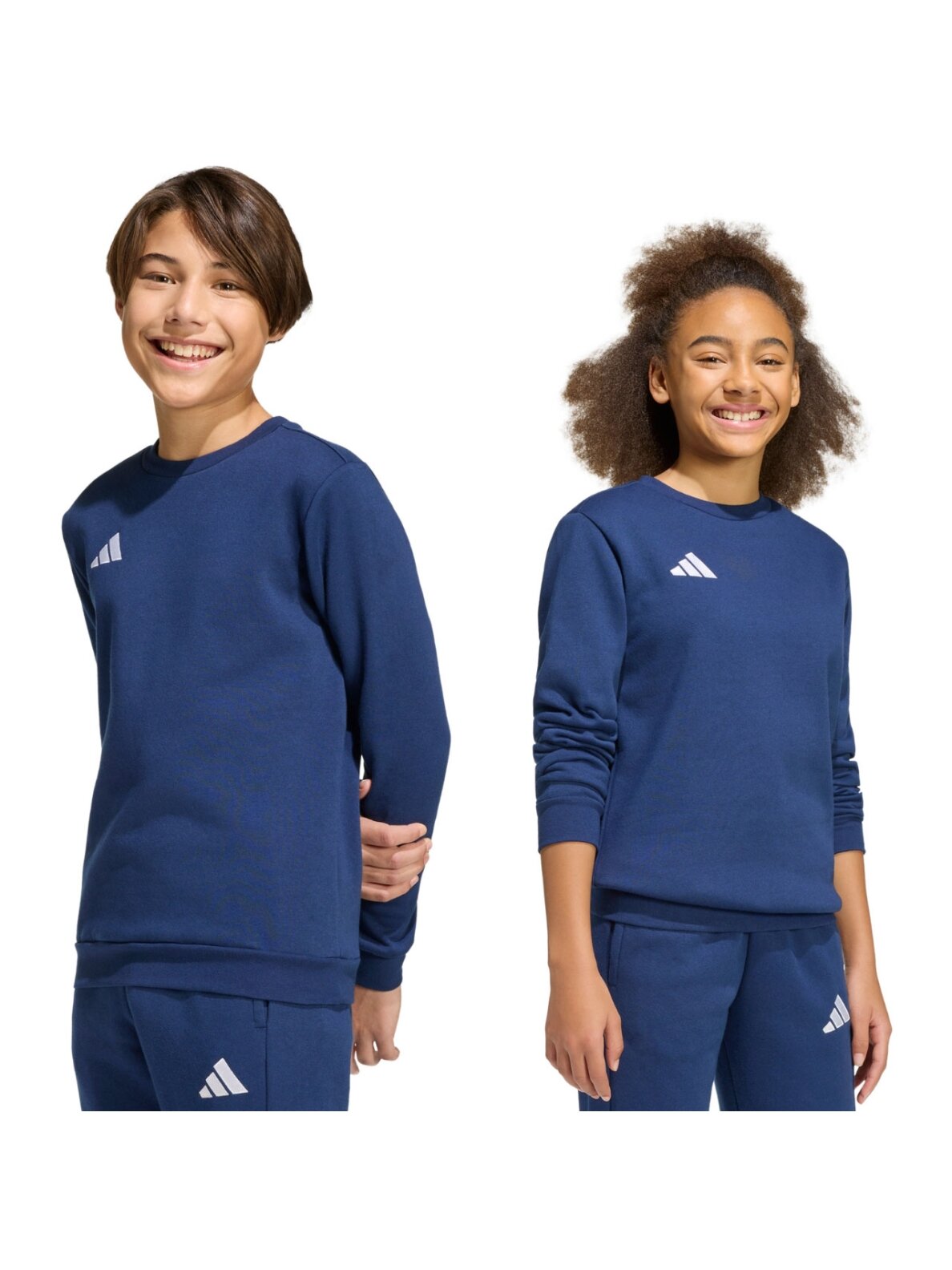 Adidas Entrada 26 Sweat Top vaikams, tamsiai mėlyna JZ6552