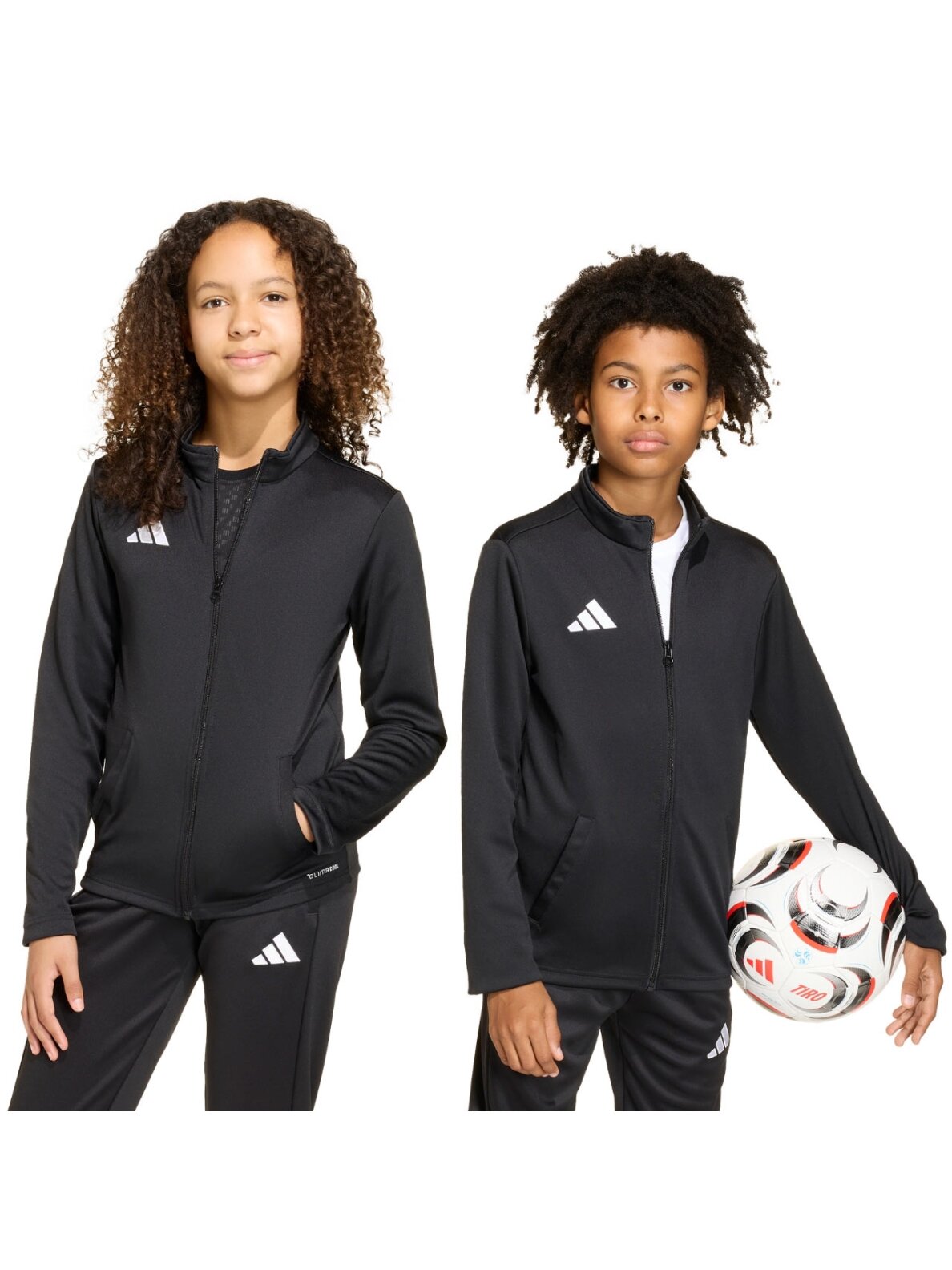 Adidas Entrada 26 Track vaikams juoda JZ6608 Adidas Entrada 26 Track vaikams juoda JZ6608