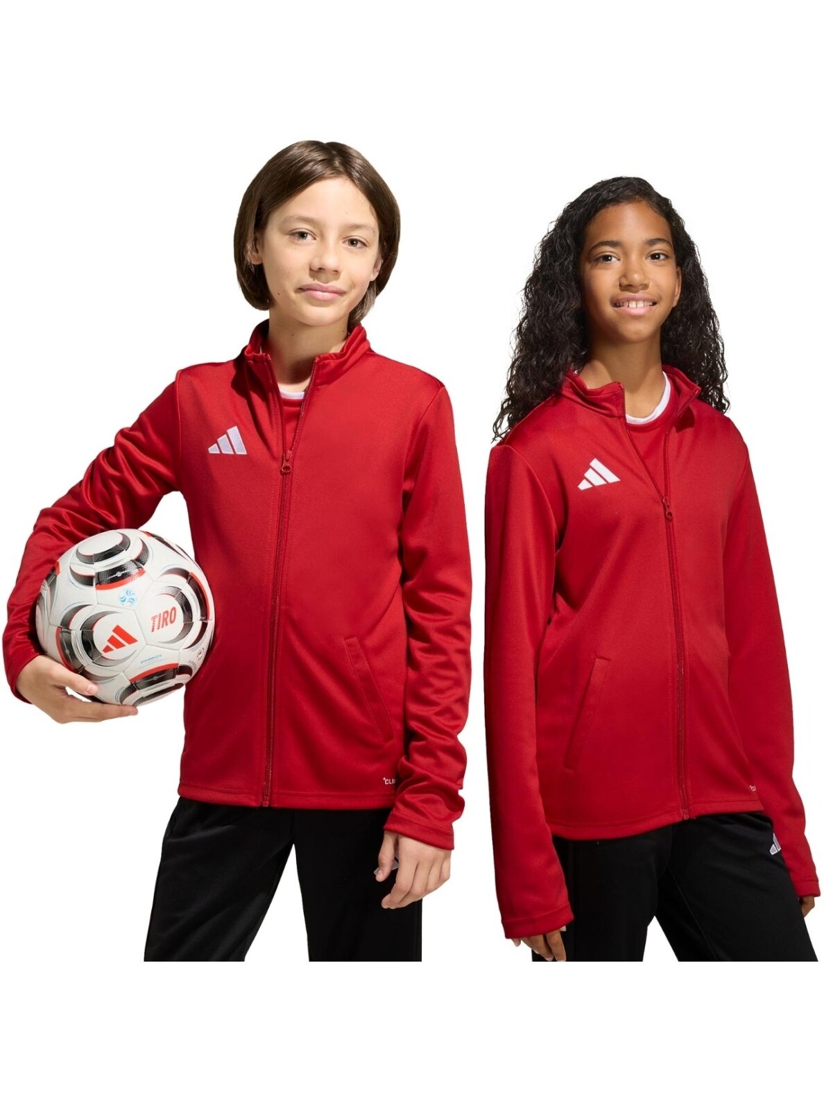 Adidas Entrada 26 Track vaikams raudona JZ6612 Adidas Entrada 26 Track vaikams raudona JZ6612