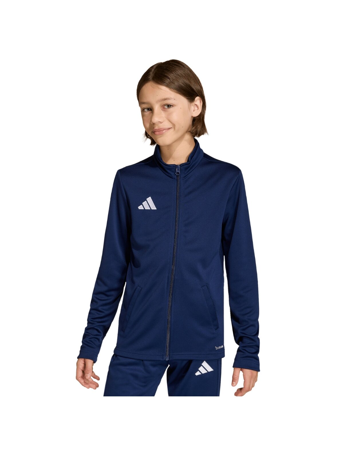 Adidas Entrada 26 Track džemperis vaikams tamsiai mėlyna JZ6611 Adidas Entrada 26 Track džemperis vaikams tamsiai mėlyna JZ6611