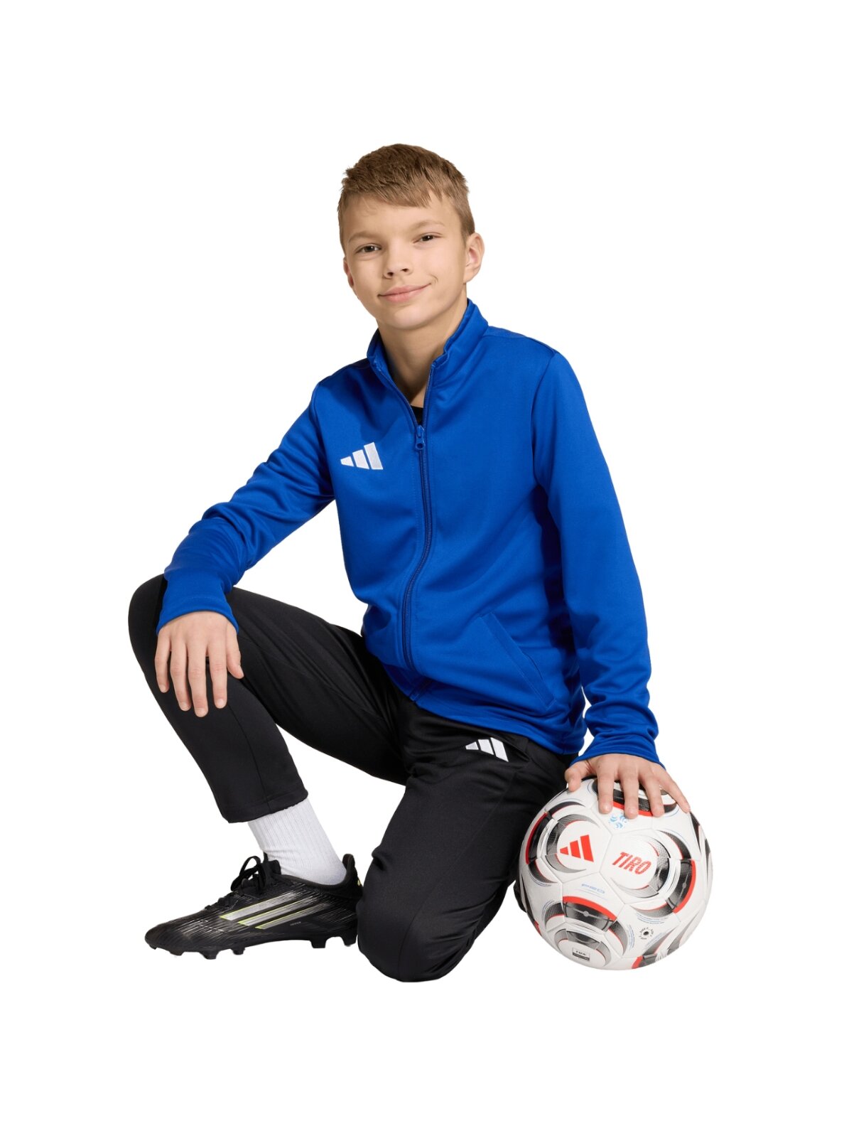 Adidas Entrada 26 Track džemperis vaikams mėlynas JZ6607 7