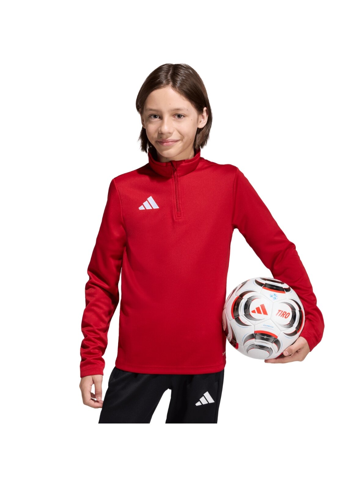 Adidas Entrada 26 Training Top vaikams raudona JZ6636 3