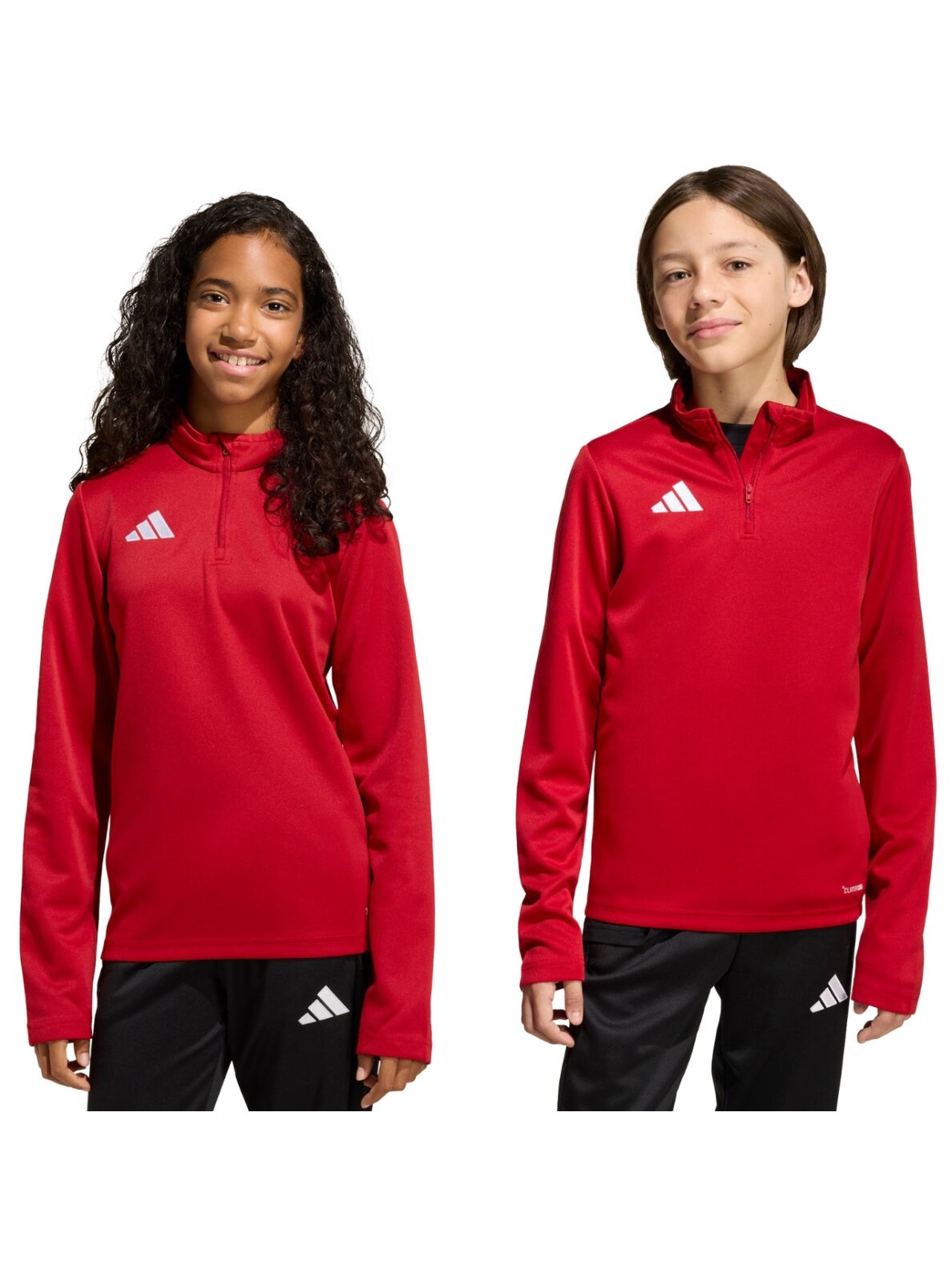 Adidas Entrada 26 Training Top vaikams raudona JZ6636 Adidas Entrada 26 Training Top vaikams raudona JZ6636