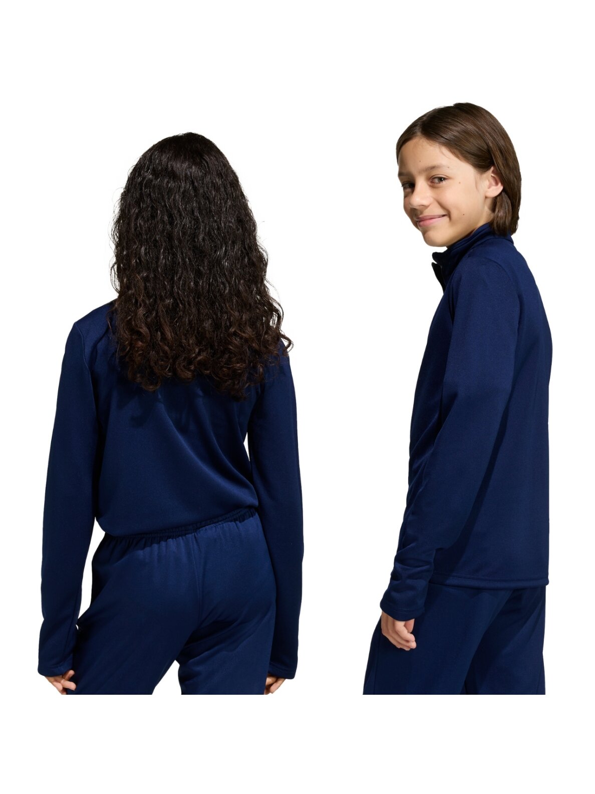 Adidas Entrada 26 Training Top vaikiški džemperiai, tamsiai mėlyni JZ6638 2 Adidas Entrada 26 Training Top vaikiški džemperiai, tamsiai mėlyni JZ6638 2