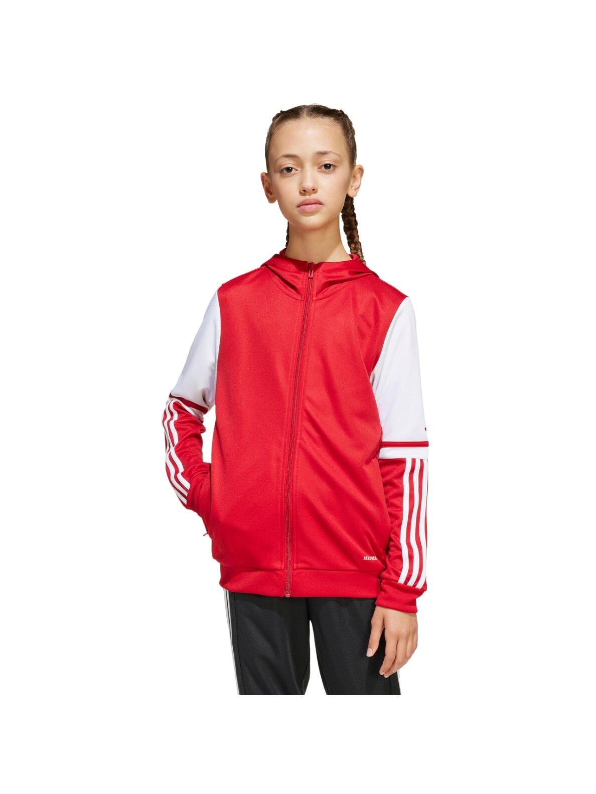 Adidas Squadra 25 Hoody vaikams raudona-balta JD4801 3 Adidas Squadra 25 Hoody vaikams raudona-balta JD4801 3