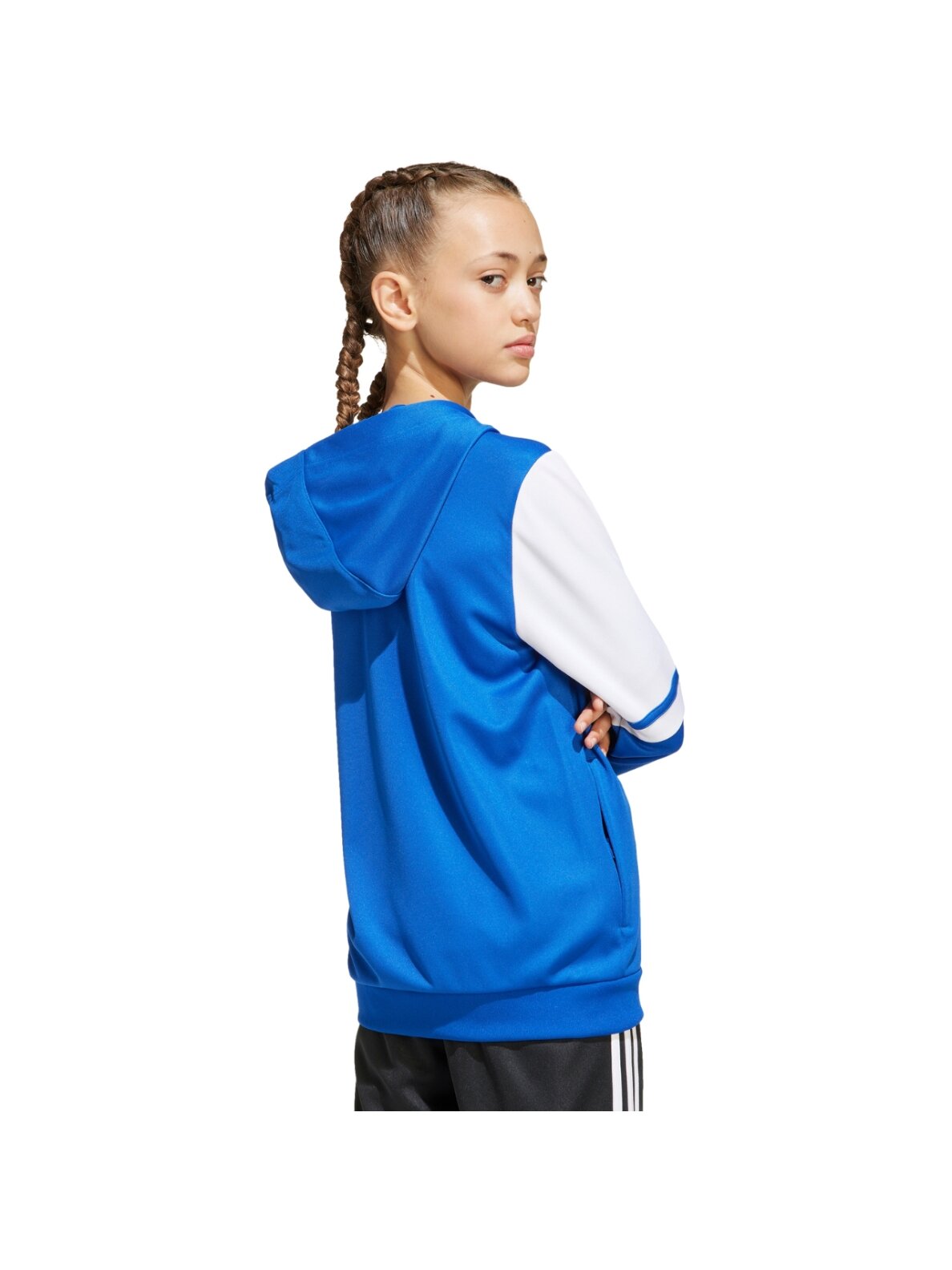 Adidas Squadra 25 Hoody vaikams mėlyna-balta JD4802 6 Adidas Squadra 25 Hoody vaikams mėlyna-balta JD4802 6