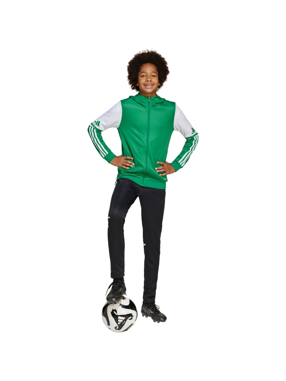 adidas Squadra 25 Hoody vaikams žalia-balta JP3163 7 adidas Squadra 25 Hoody vaikams žalia-balta JP3163 7