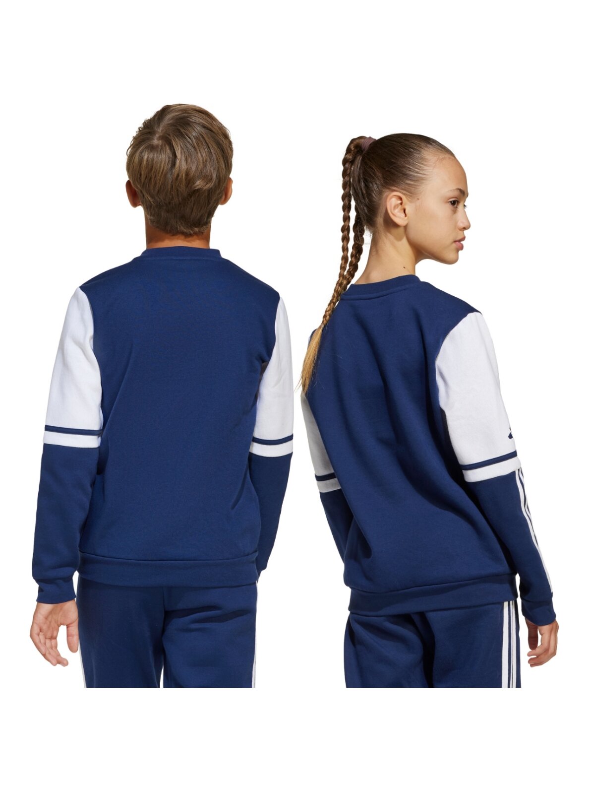 Adidas Squadra 25 Sweat Crew vaikams tamsiai mėlyna JD4814 2 Adidas Squadra 25 Sweat Crew vaikams tamsiai mėlyna JD4814 2