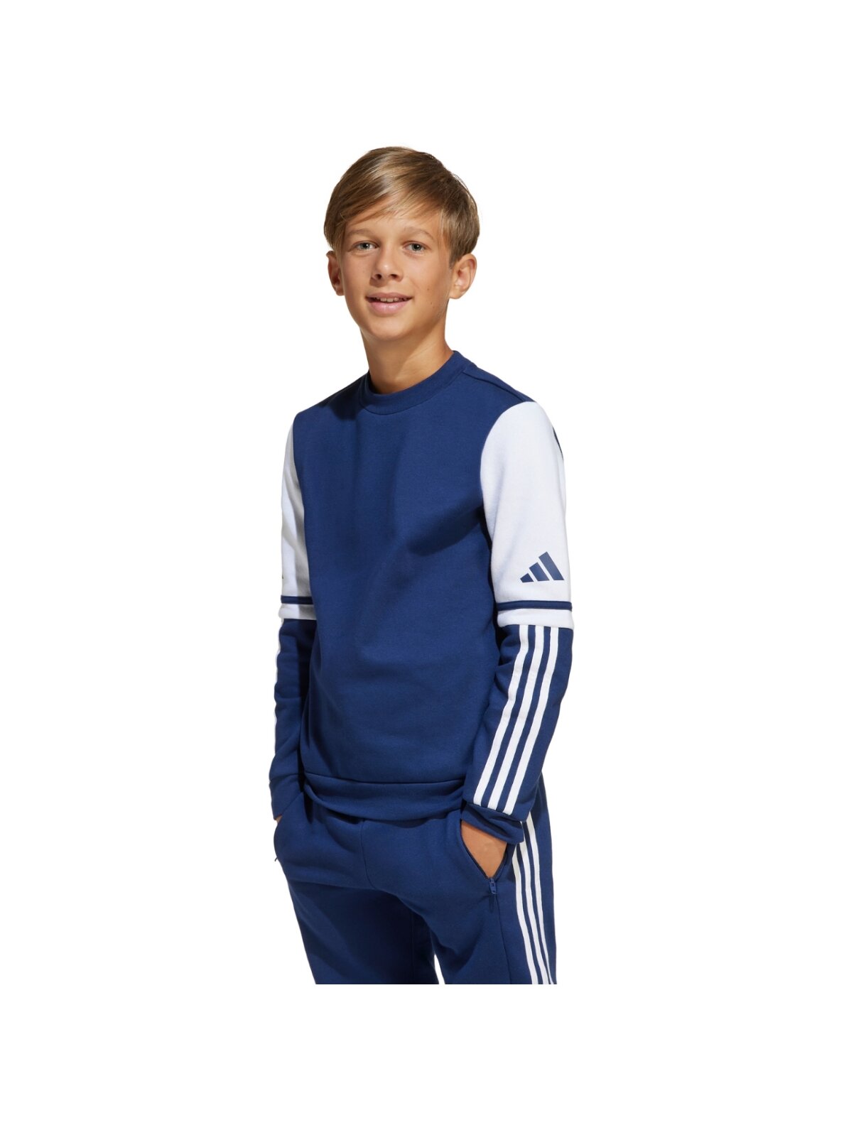 Adidas Squadra 25 Sweat Crew vaikams tamsiai mėlyna JD4814 3