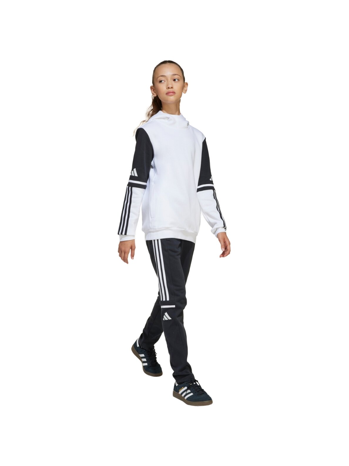 Adidas Squadra 25 Sweat Hoody vaikams balta JD4807 3 Adidas Squadra 25 Sweat Hoody vaikams balta JD4807 3