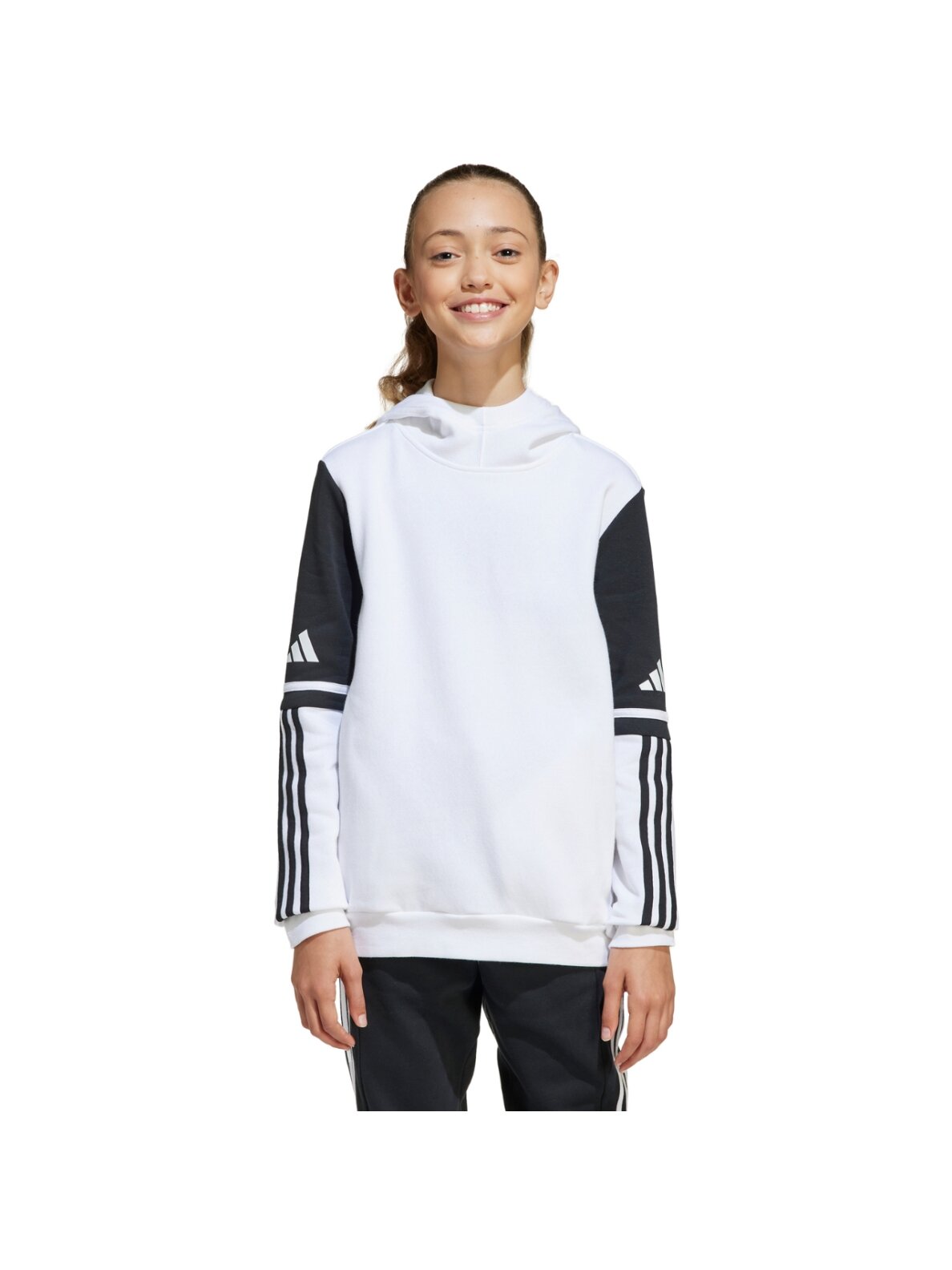 Adidas Squadra 25 Sweat Hoody vaikams balta JD4807 4 Adidas Squadra 25 Sweat Hoody vaikams balta JD4807 4