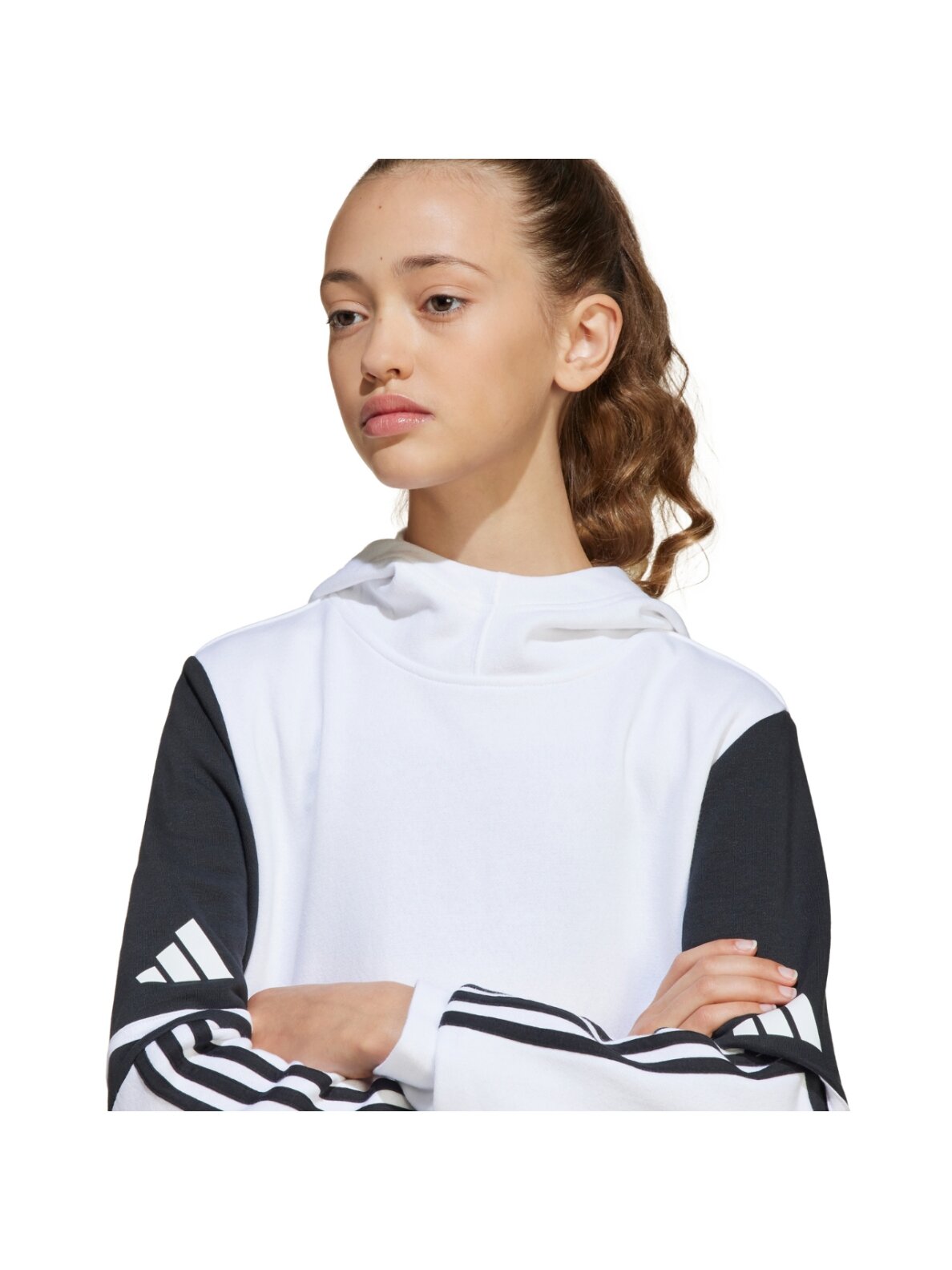 Adidas Squadra 25 Sweat Hoody vaikams balta JD4807 6 Adidas Squadra 25 Sweat Hoody vaikams balta JD4807 6