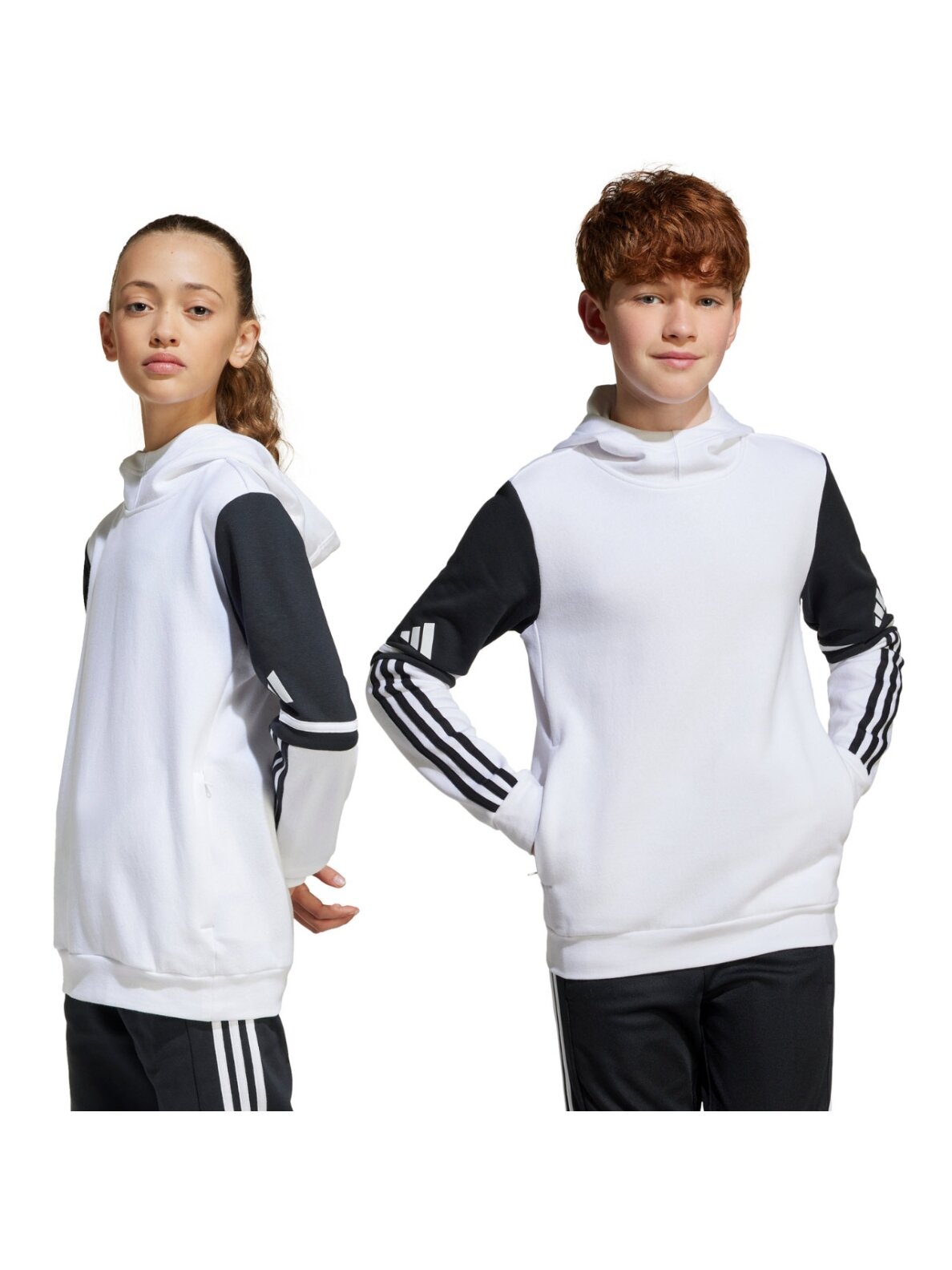 Adidas Squadra 25 Sweat Hoody vaikams balta JD4807