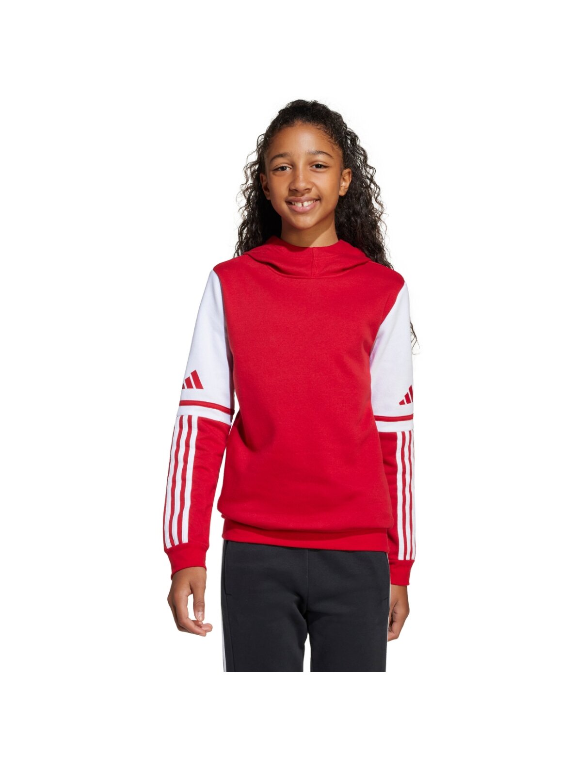 Adidas Squadra 25 Sweat Hoody vaikams raudona JD4805 3 Adidas Squadra 25 Sweat Hoody vaikams raudona JD4805 3