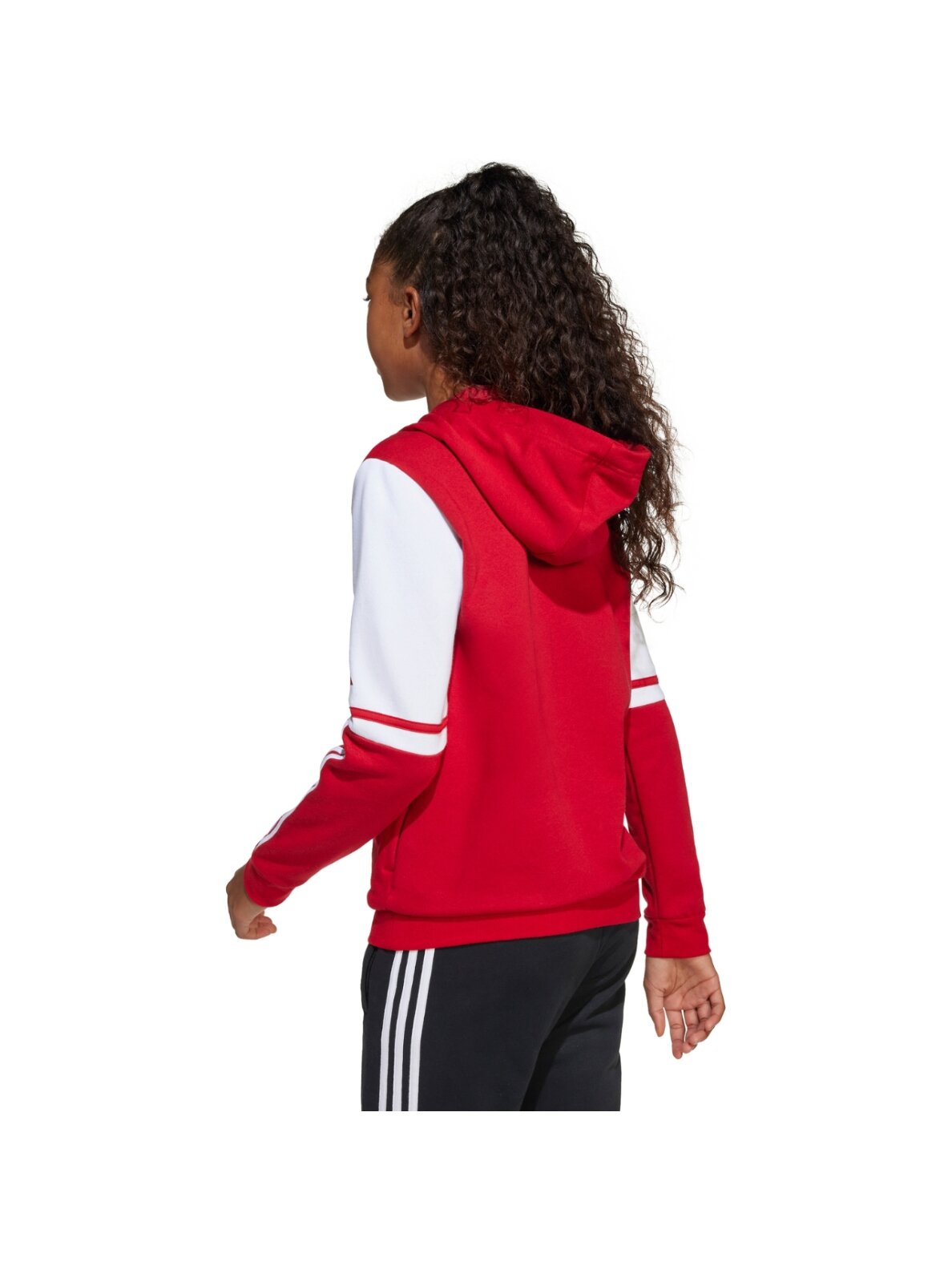 Adidas Squadra 25 Sweat Hoody vaikams raudona JD4805 4 Adidas Squadra 25 Sweat Hoody vaikams raudona JD4805 4