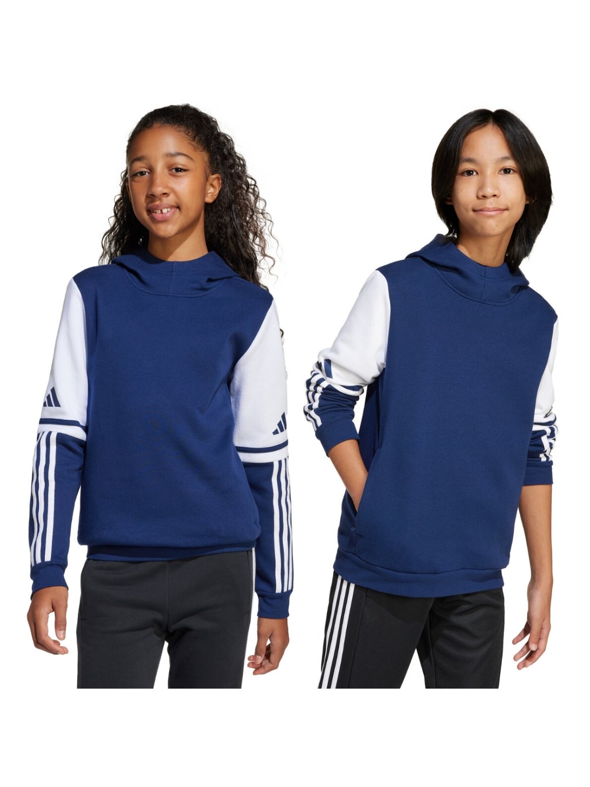 Adidas Squadra 25 Sweat Hoody vaikams tamsiai mėlyna JD4804 Adidas Squadra 25 Sweat Hoody vaikams tamsiai mėlyna JD4804