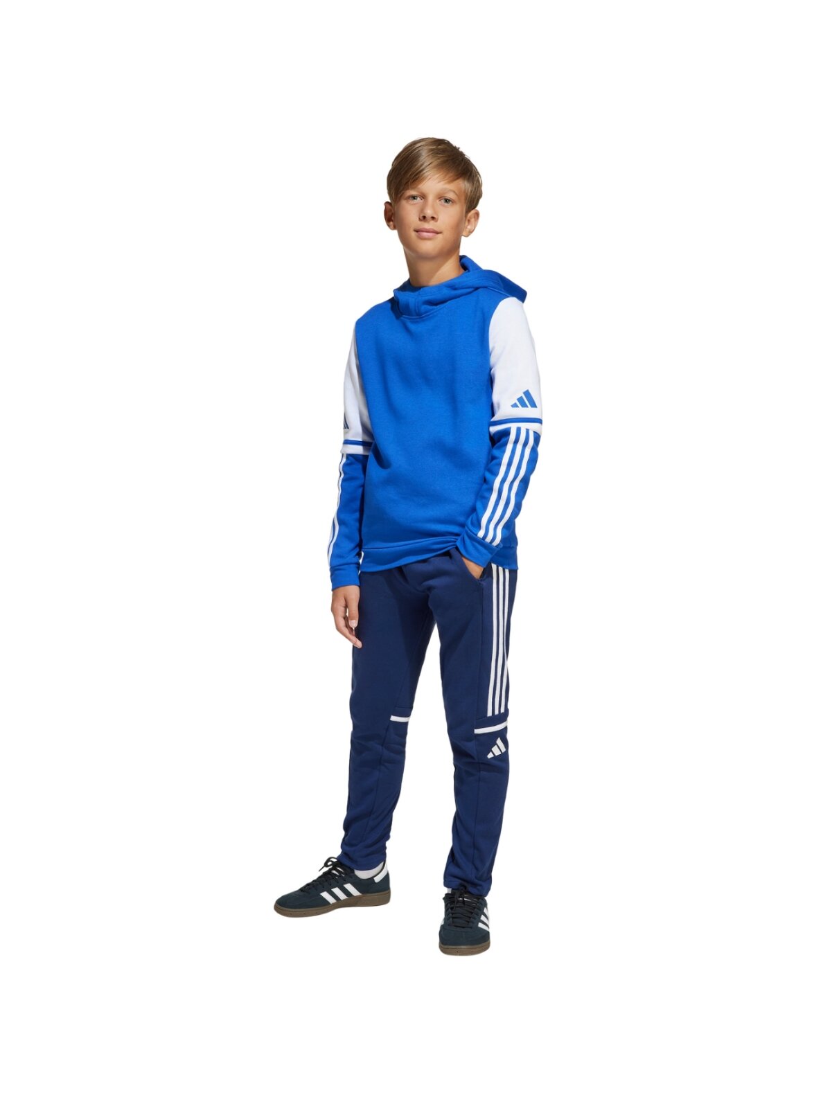 Adidas Squadra 25 Sweat Hoody džemperis vaikams mėlyna JD4806 3 Adidas Squadra 25 Sweat Hoody džemperis vaikams mėlyna JD4806 3
