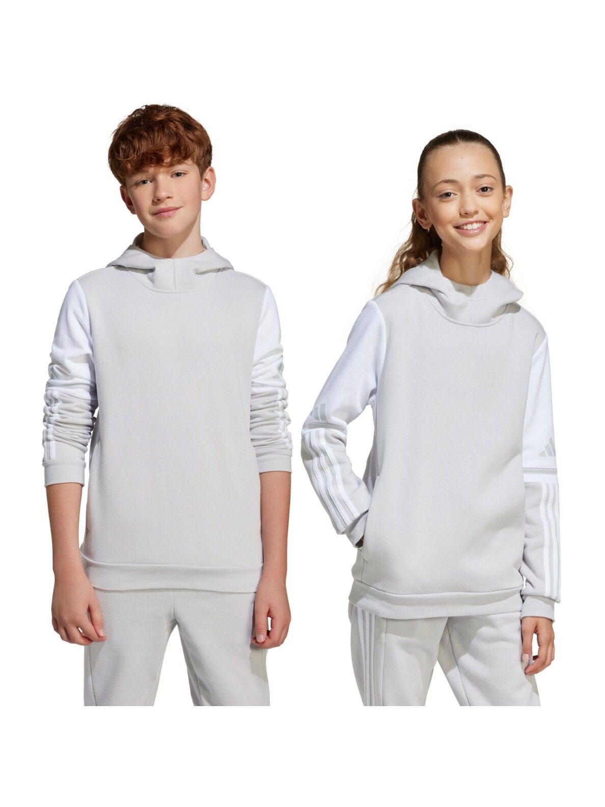 Adidas Squadra 25 Sweat Hoody vaikams pilka JD4808 Adidas Squadra 25 Sweat Hoody vaikams pilka JD4808