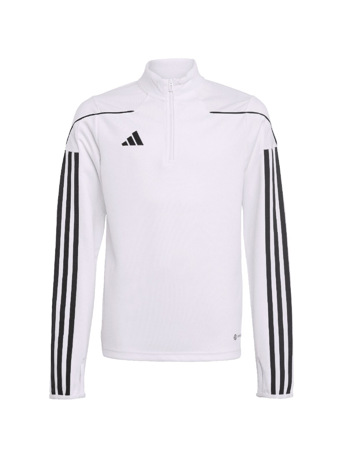 Adidas Tiro 23 League Training Top vaikiški džemperiai, balta ir juoda IB8477 Adidas Tiro 23 League Training Top vaikiški džemperiai, balta ir juoda IB8477