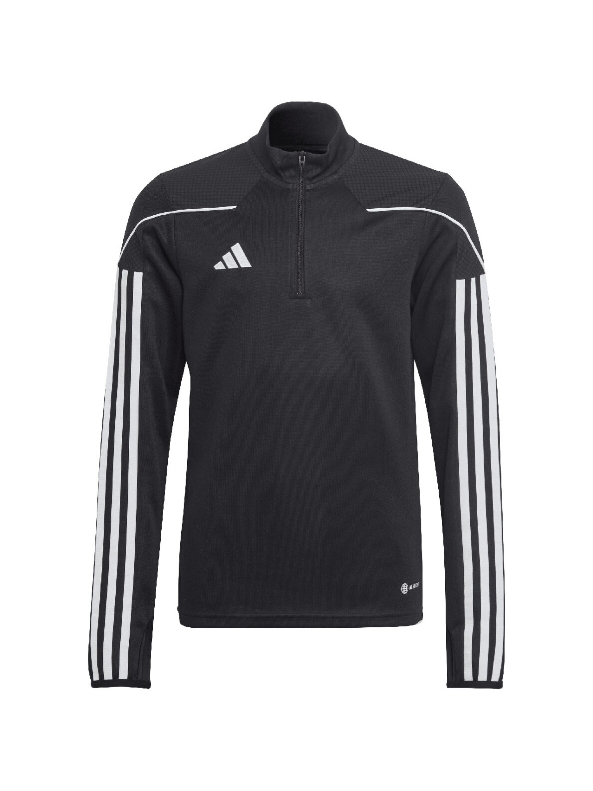 Adidas Tiro 23 League Training Top vaikiški džemperiai, juodos ir baltos spalvos HS3487