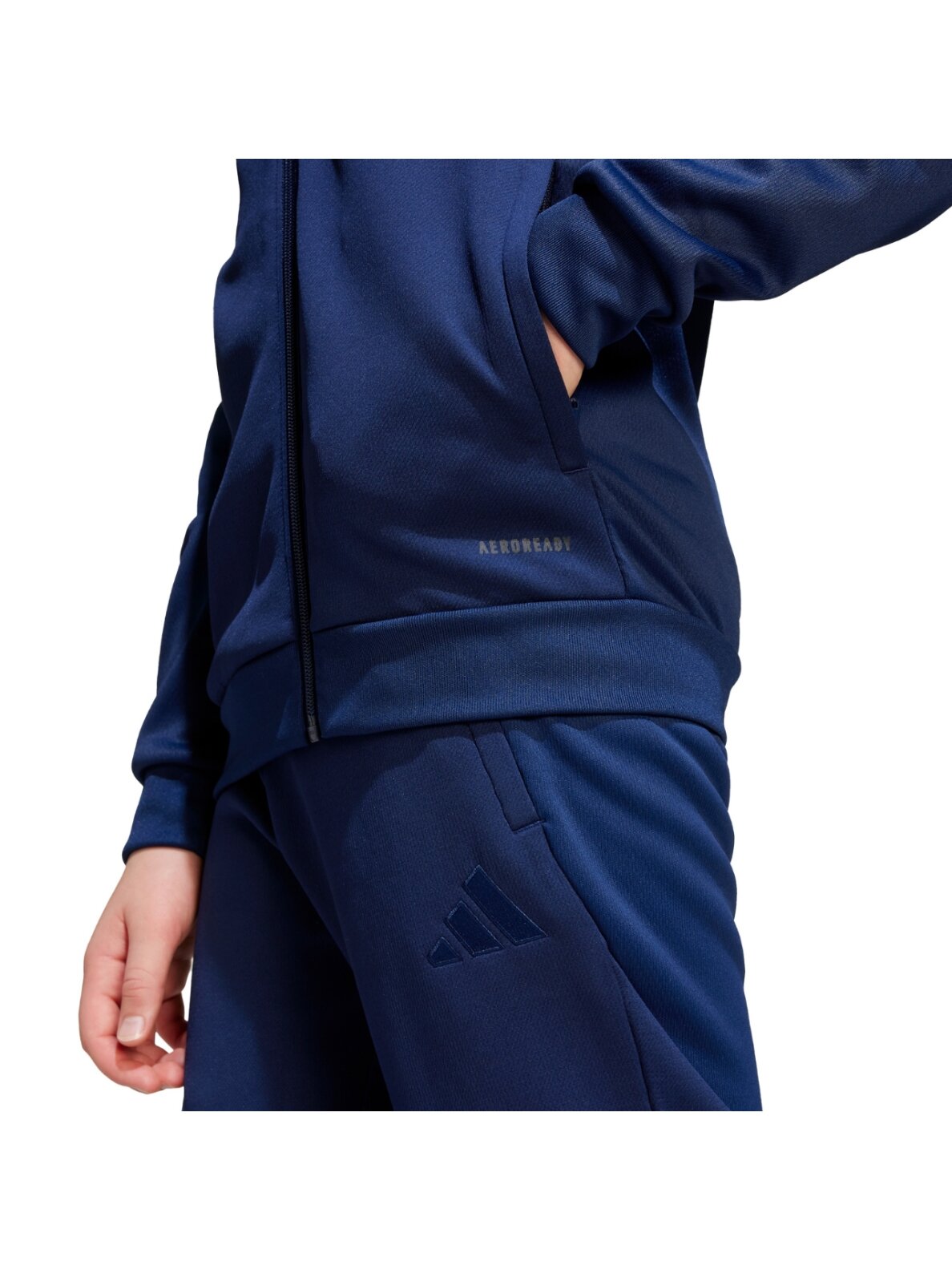 Adidas Tiro 25 Full-Zip džemperis vaikams tamsiai mėlynas JC5127 4 Adidas Tiro 25 Full-Zip džemperis vaikams tamsiai mėlynas JC5127 4