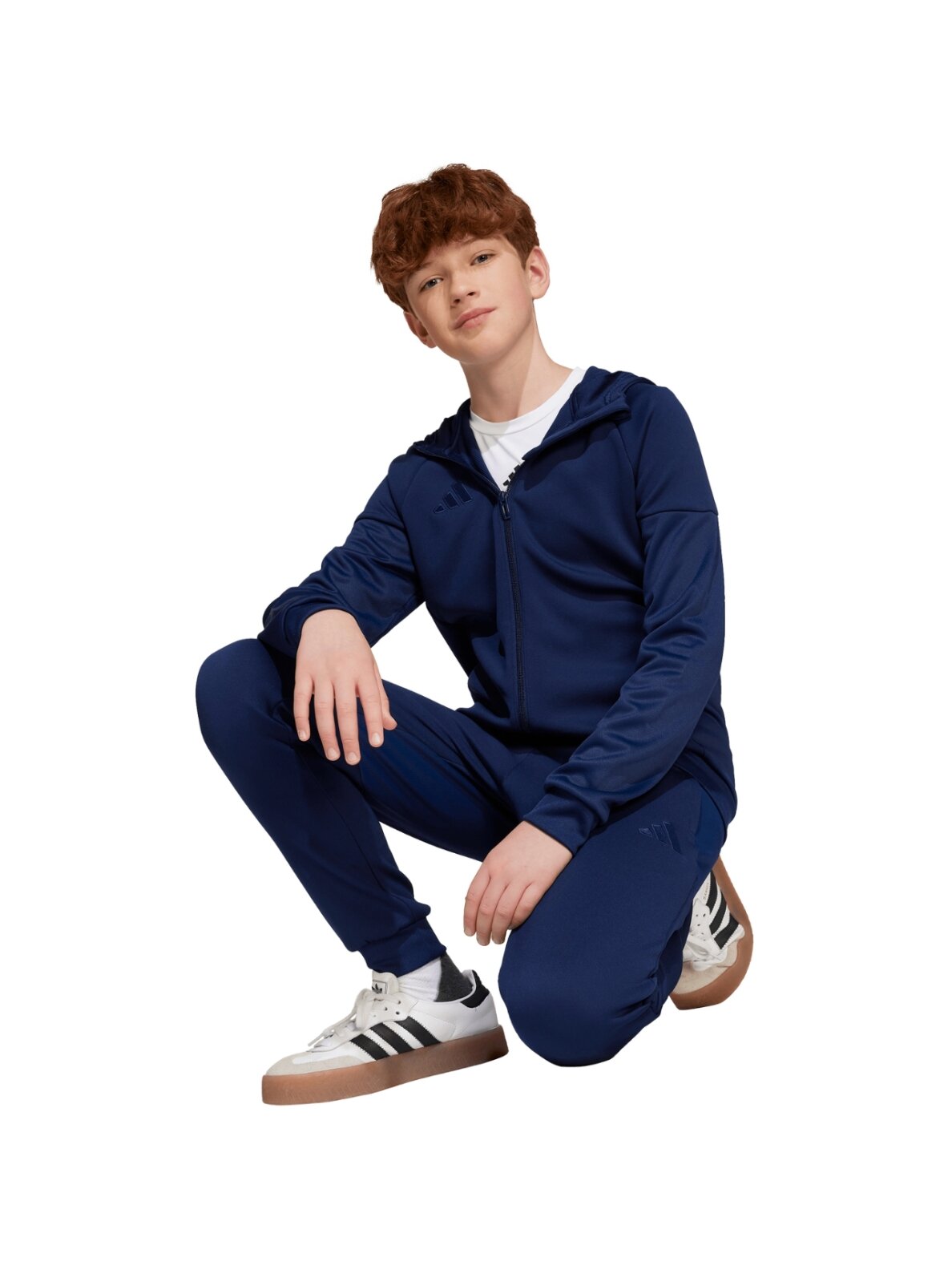 Adidas Tiro 25 Full-Zip džemperis vaikams tamsiai mėlynas JC5127 6 Adidas Tiro 25 Full-Zip džemperis vaikams tamsiai mėlynas JC5127 6
