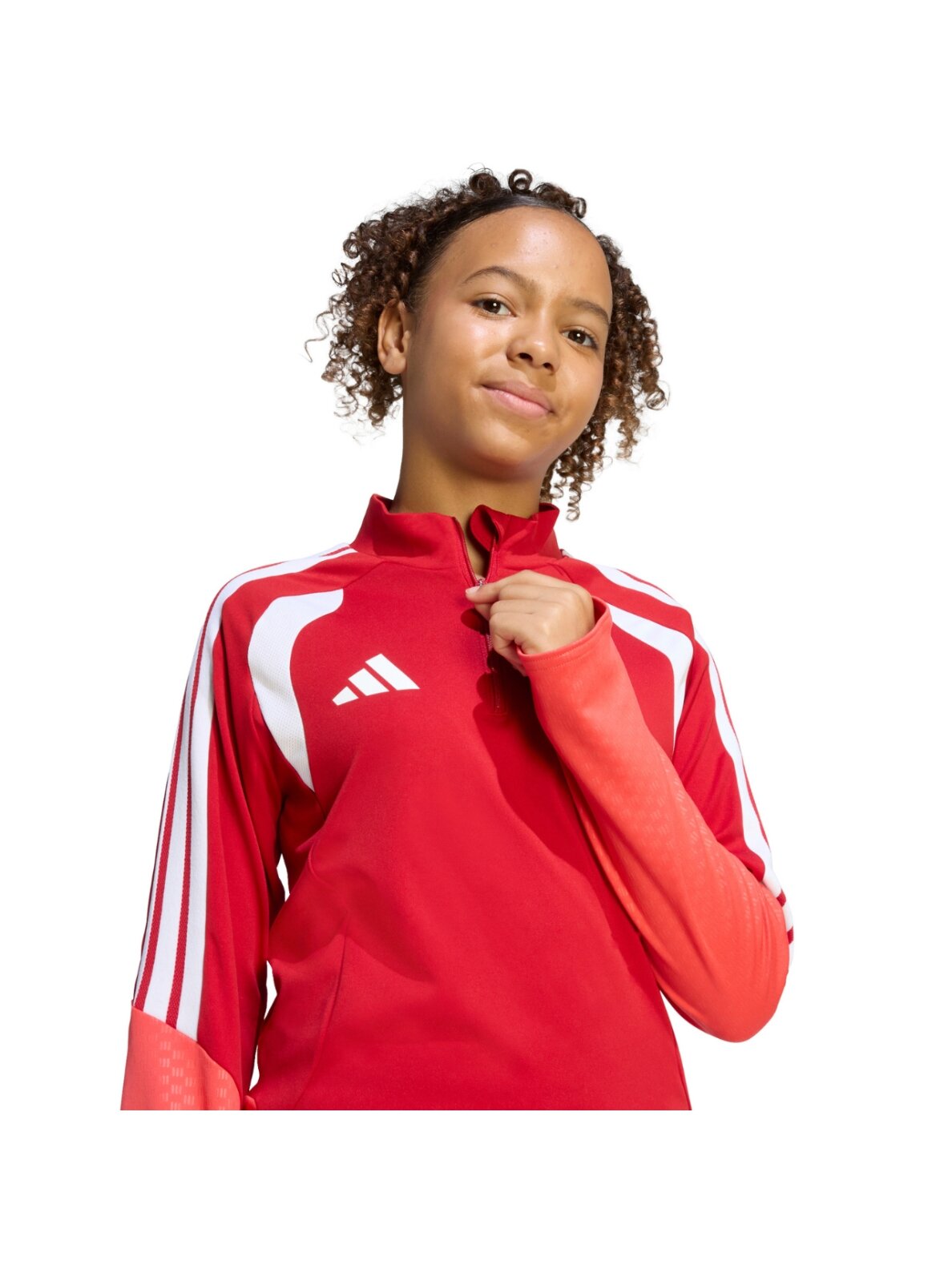 Adidas Tiro 26 Competition Training Top vaikams raudona-oranžinė KA7571 3 Adidas Tiro 26 Competition Training Top vaikams raudona-oranžinė KA7571 3