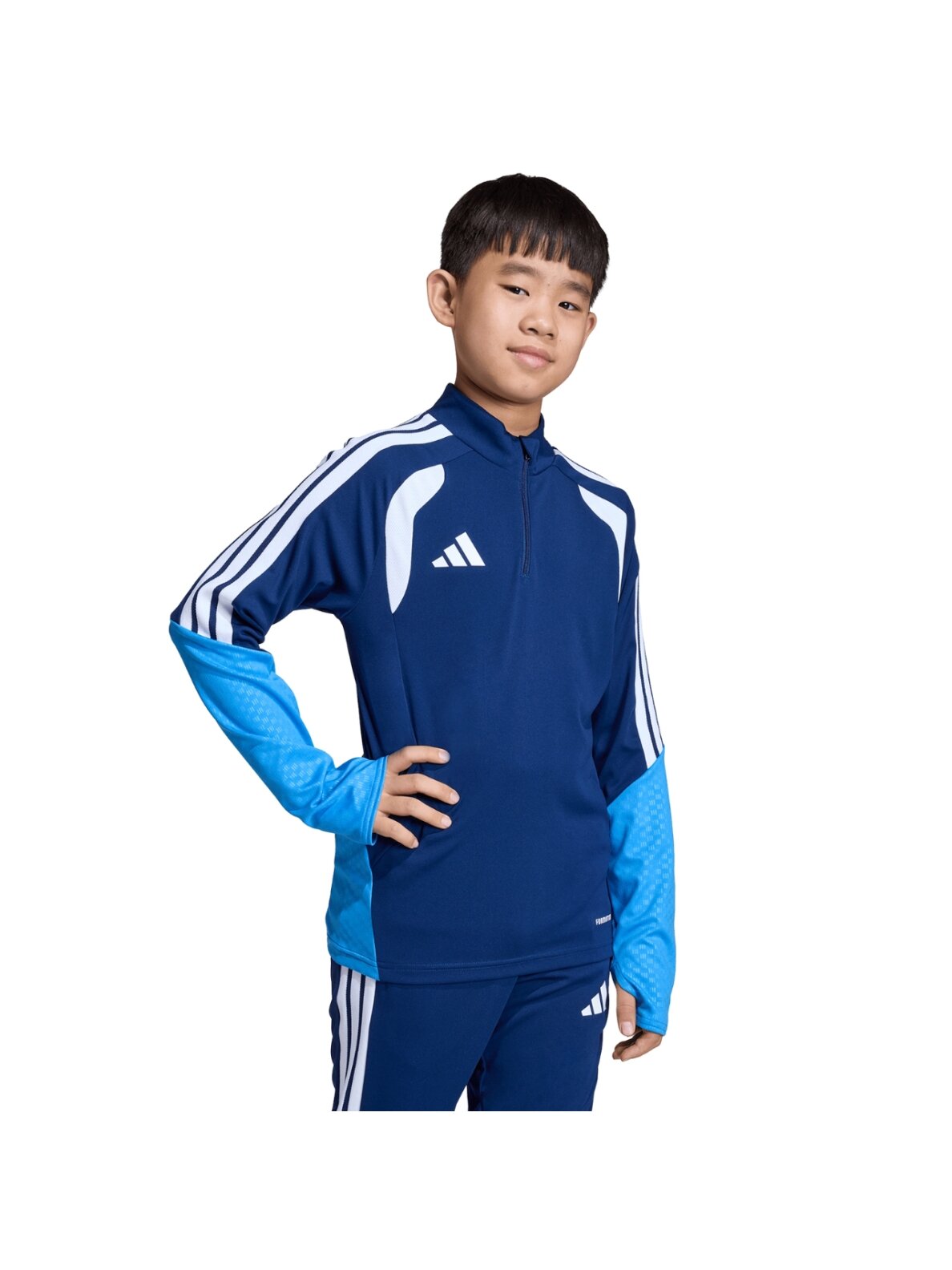Adidas Tiro 26 Competition Training Top vaikams mėlyna JN2286 3 Adidas Tiro 26 Competition Training Top vaikams mėlyna JN2286 3