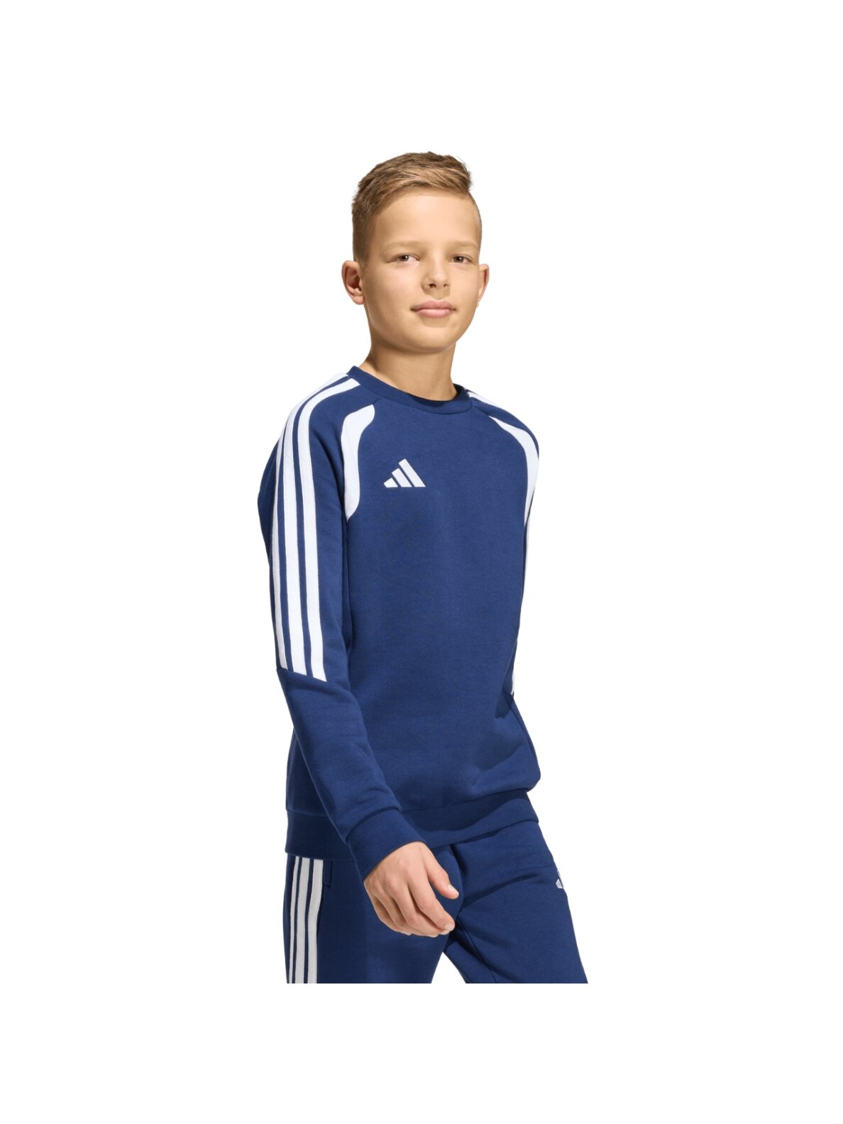 Adidas Tiro 26 League Sweat Crew džemperis vaikams tamsiai mėlyna KF5821 3 Adidas Tiro 26 League Sweat Crew džemperis vaikams tamsiai mėlyna KF5821 3