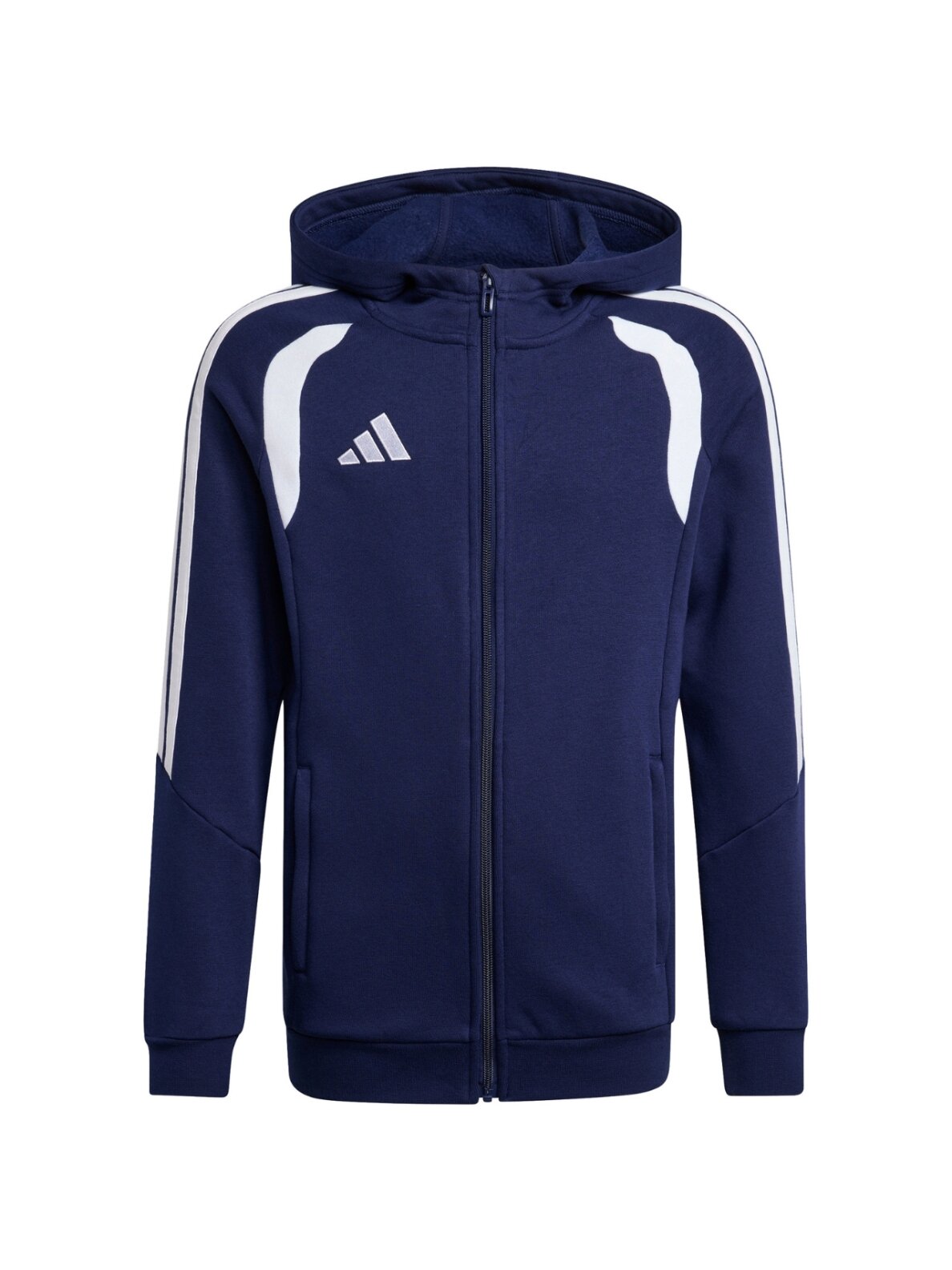 adidas Tiro 26 League Sweat Full Zip Hoodie džemperis vaikams tamsiai mėlynas KF3322 1