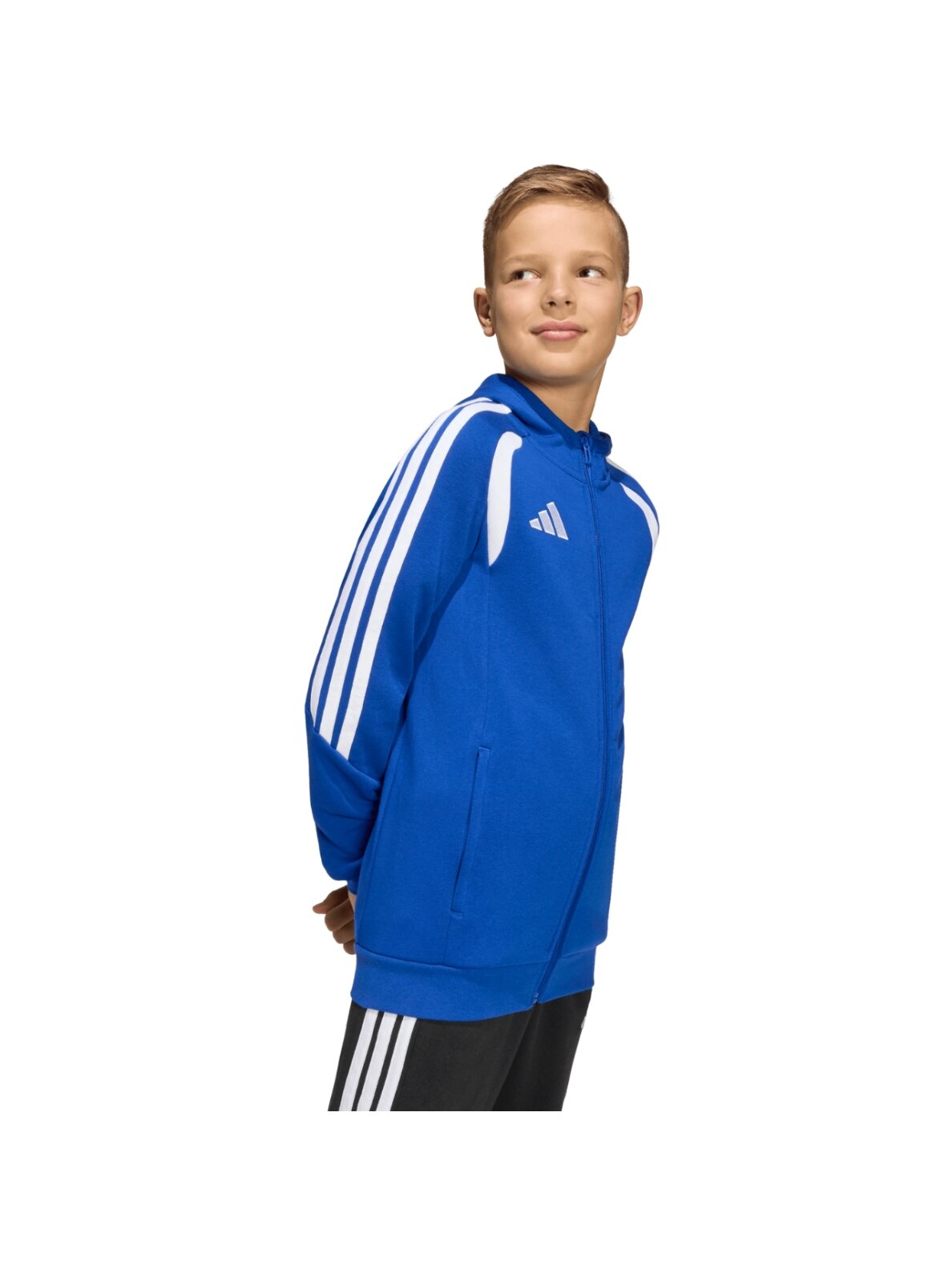 Adidas Tiro 26 League Sweat Full Zip Hoodie vaikams mėlyna KF9102 5 Adidas Tiro 26 League Sweat Full Zip Hoodie vaikams mėlyna KF9102 5