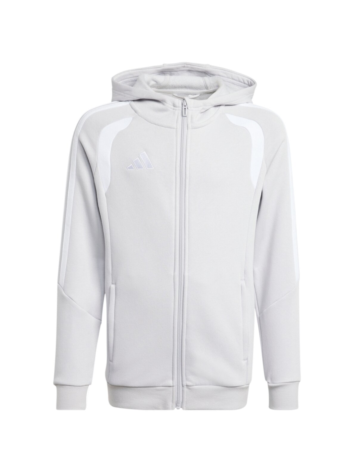 Adidas Tiro 26 League Sweat Full Zip Hoodie vaikams pilka KF3323 1 Adidas Tiro 26 League Sweat Full Zip Hoodie vaikams pilka KF3323 1