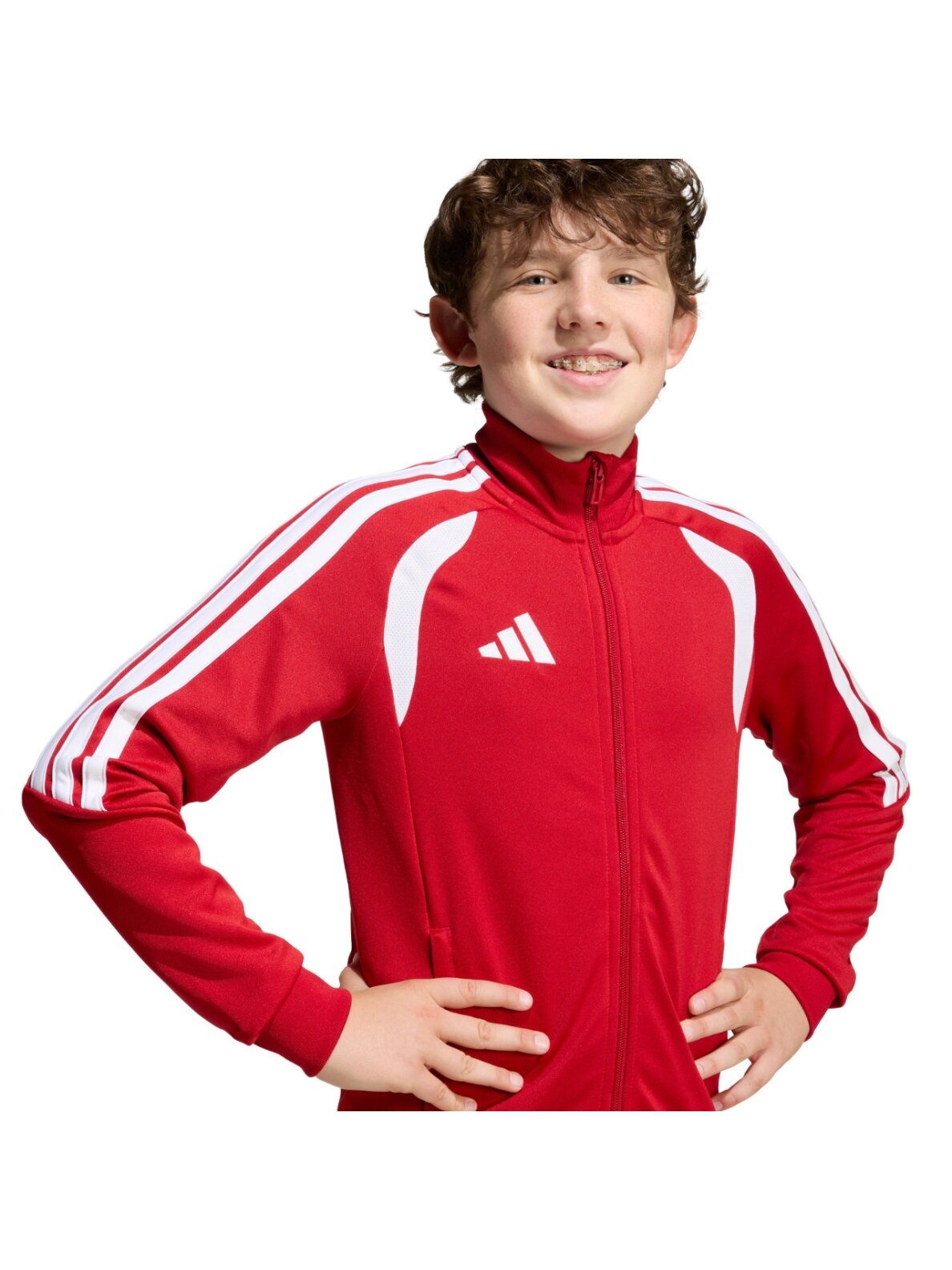 Adidas Tiro 26 League Training džemperis vaikams raudonas JY7200 5