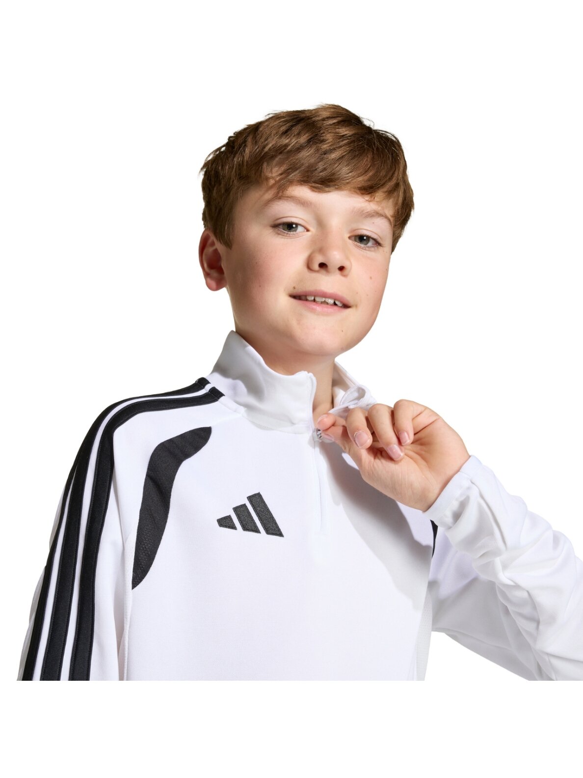 Adidas Tiro 26 League Training Top treniruočių džemperis vaikams balta KC3696 4 Adidas Tiro 26 League Training Top treniruočių džemperis vaikams balta KC3696 4