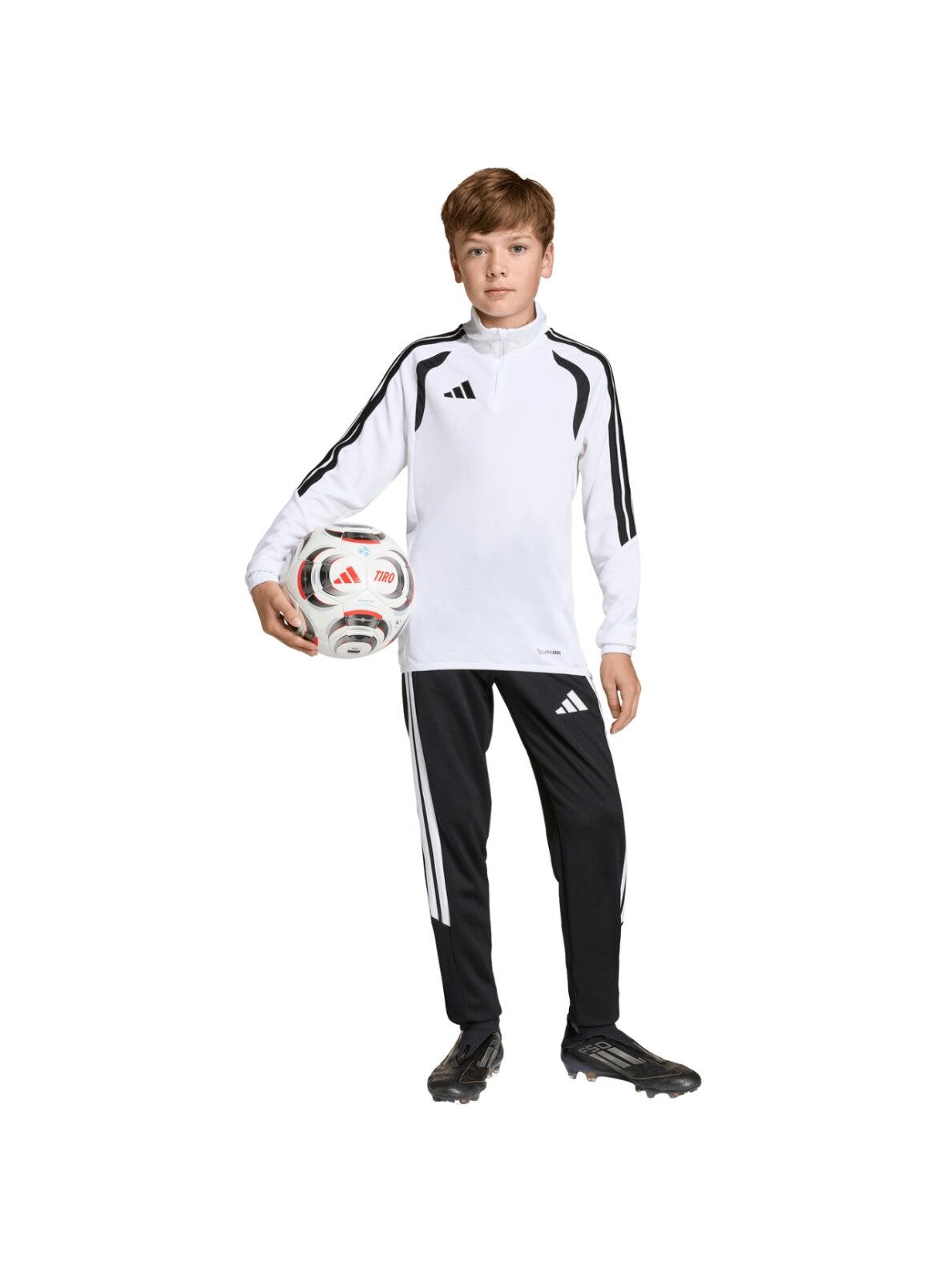 Adidas Tiro 26 League Training Top treniruočių džemperis vaikams balta KC3696 5 Adidas Tiro 26 League Training Top treniruočių džemperis vaikams balta KC3696 5