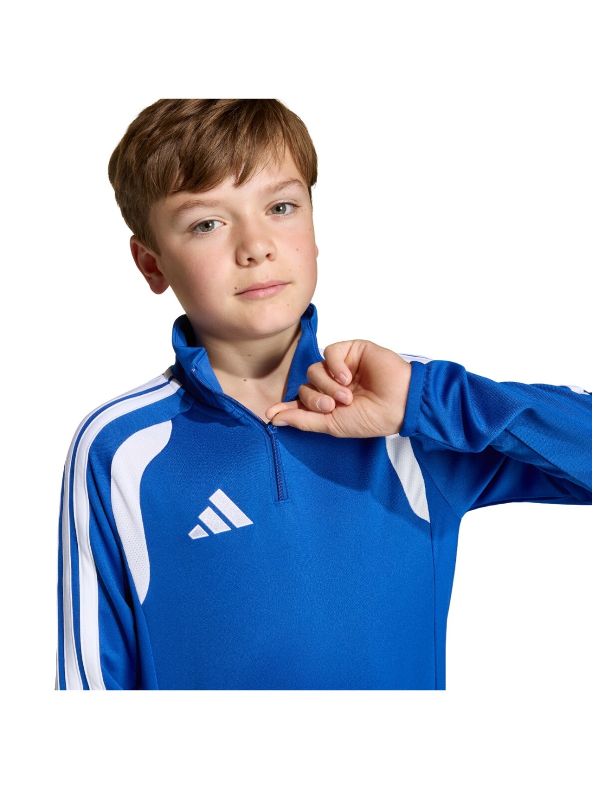 Adidas Tiro 26 League Training Top vaiko treniruočių džemperis mėlynas-baltas JY7162 4