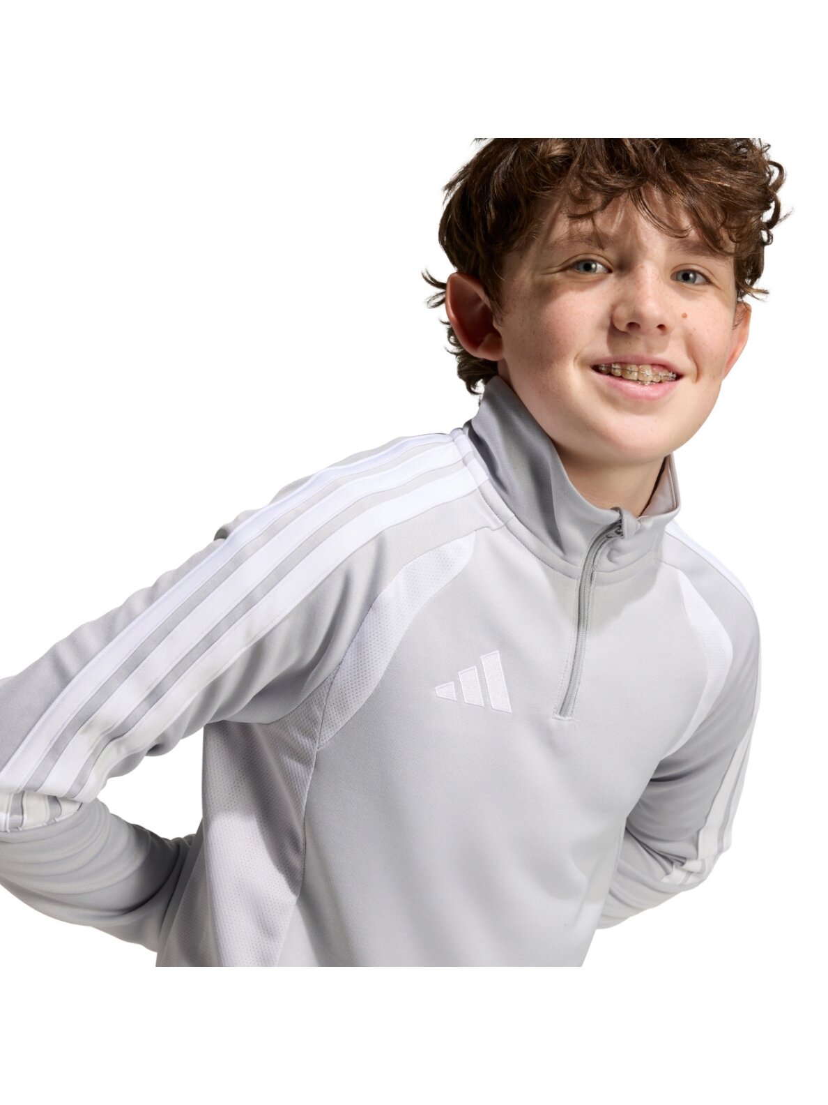 Adidas Tiro 26 League Training Top vaikiška sportinė striukė pilka KC3695 5