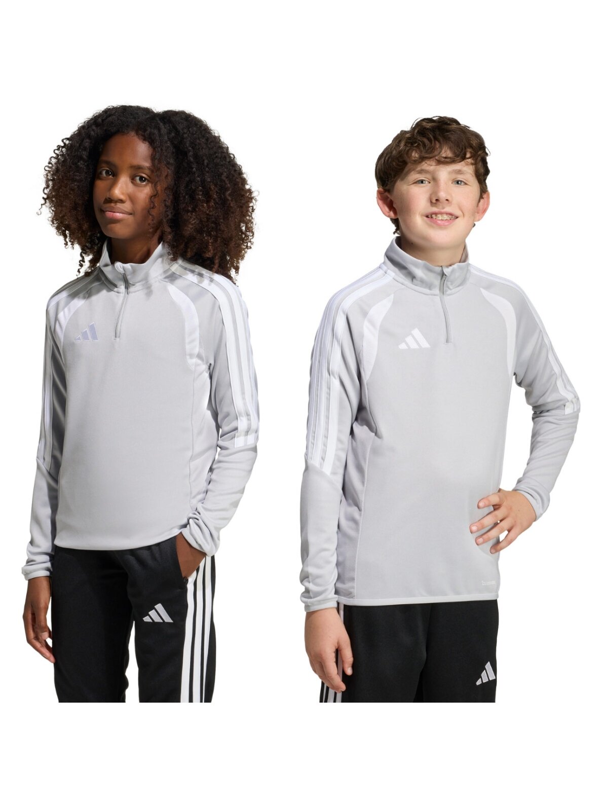 Adidas Tiro 26 League Training Top vaikiška sportinė striukė pilka KC3695 Adidas Tiro 26 League Training Top vaikiška sportinė striukė pilka KC3695