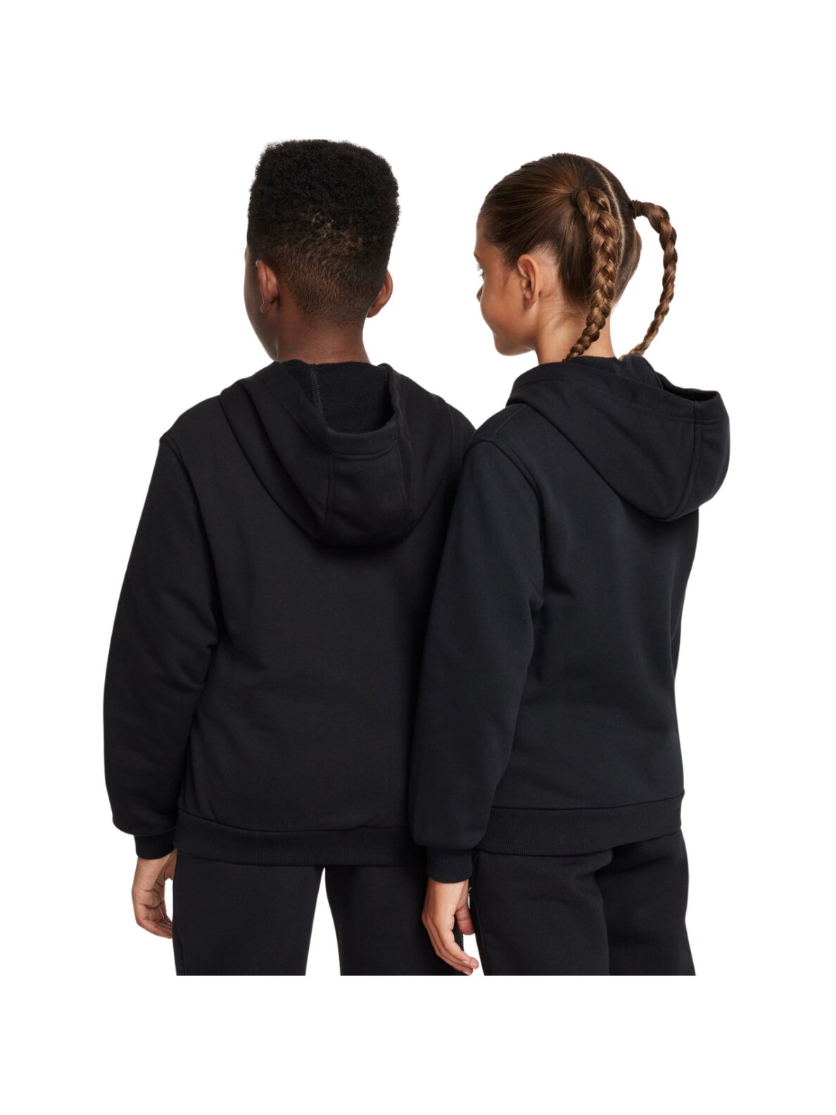 Nike Club Fleece vaikiška palaidinė, juoda FD3017 010 1 Nike Club Fleece vaikiška palaidinė, juoda FD3017 010 1