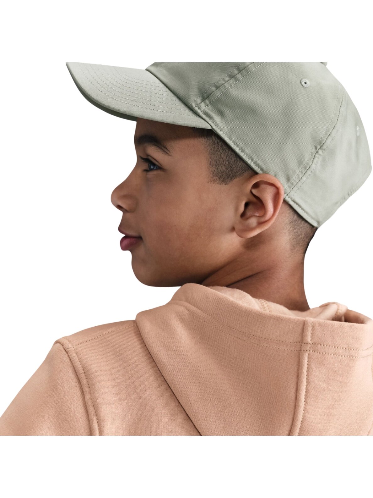 Nike Sportswear Club Fleece džemperis vaikams smėlio spalvos FD3000 200 3 Nike Sportswear Club Fleece džemperis vaikams smėlio spalvos FD3000 200 3