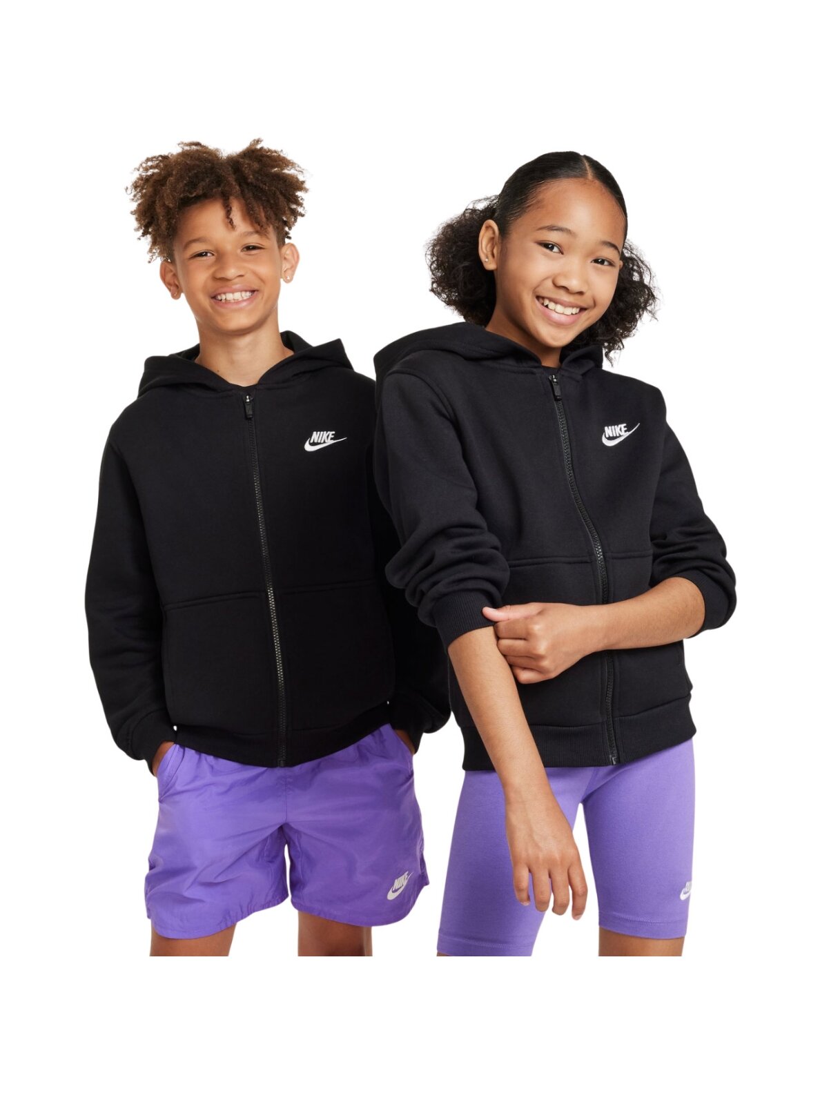 Džemperis vaikams Nike Sportswear Club Fleece juodas FD3004 010