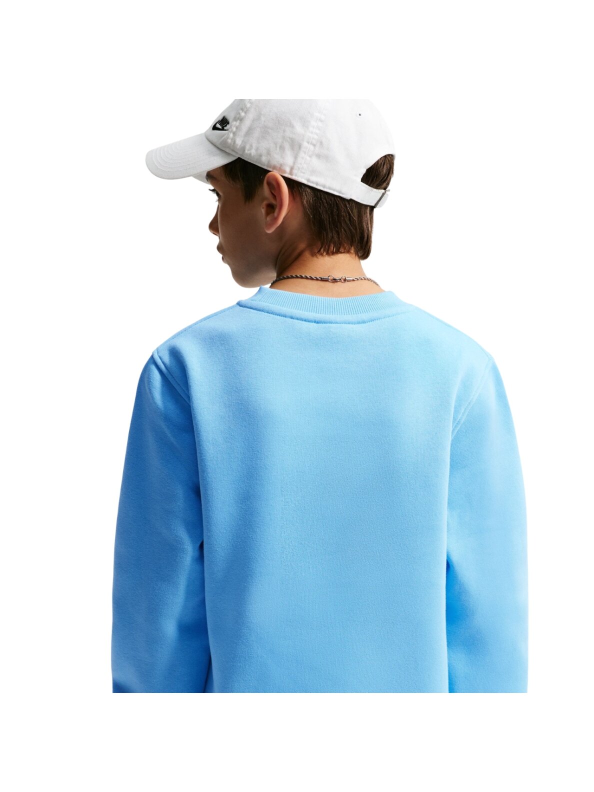 Nike Sportswear Club Fleece vaikiškas megztinis, šviesiai mėlynas FD3006 497 3