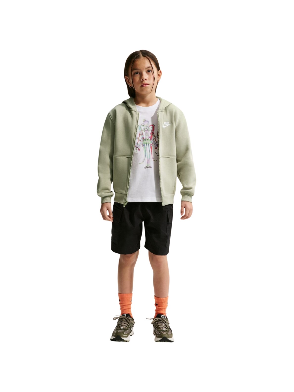 Džemperis vaikams Nike Sportswear Club Fleece šviesiai žalia FD3004 304 5