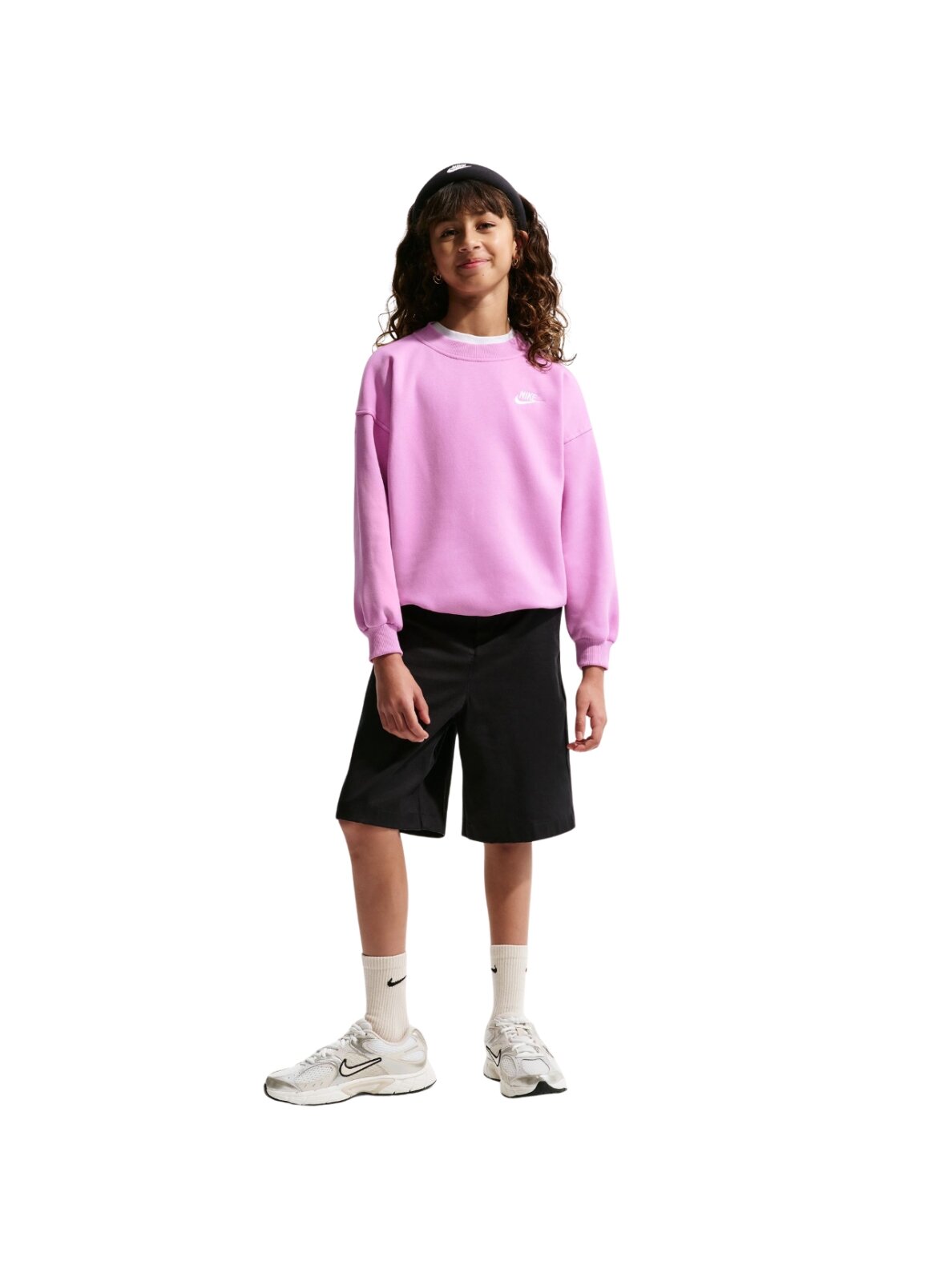 Nike Sportswear Club Fleece džemperis vaikams rožinis FD2923 503 8