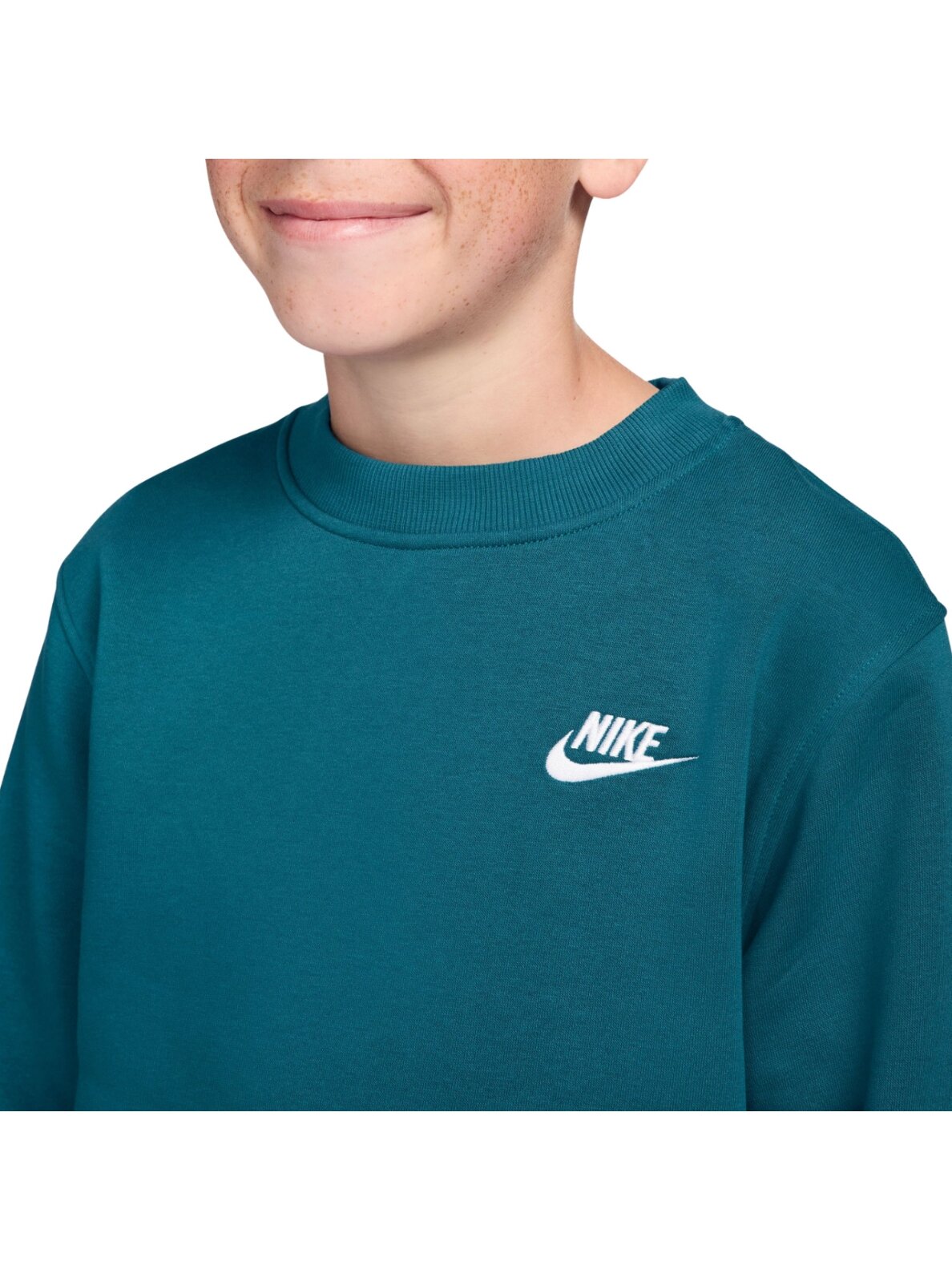Nike Sportswear Club Fleece vaikiškas megztinis, žalias FD3006 372 2