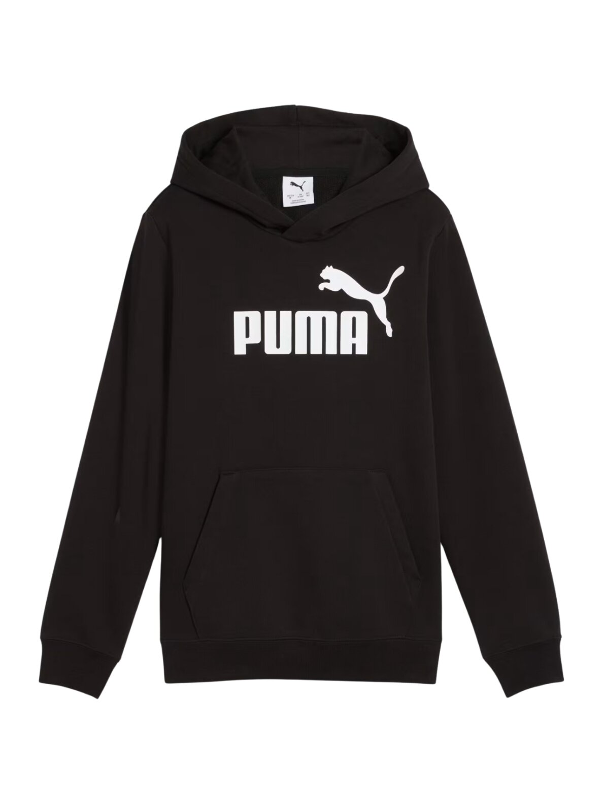 Puma ESS No.1 Logo Hoodie vaikiškas džemperis su gobtuvu juodas 684909 01