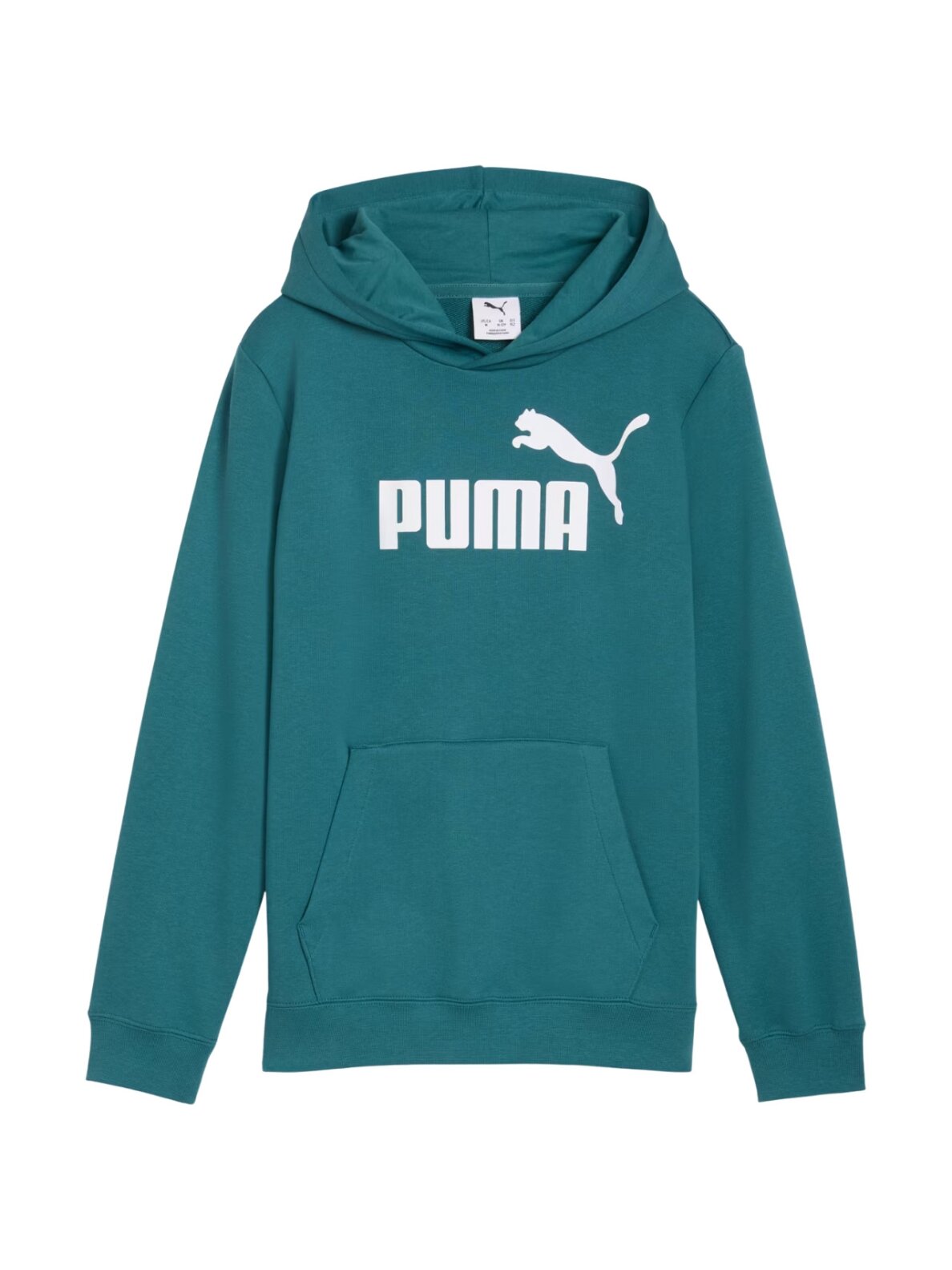 Puma ESS No.1 Logo Hoodie vaikiškas džemperis su gobtuvu žalias 684909 41