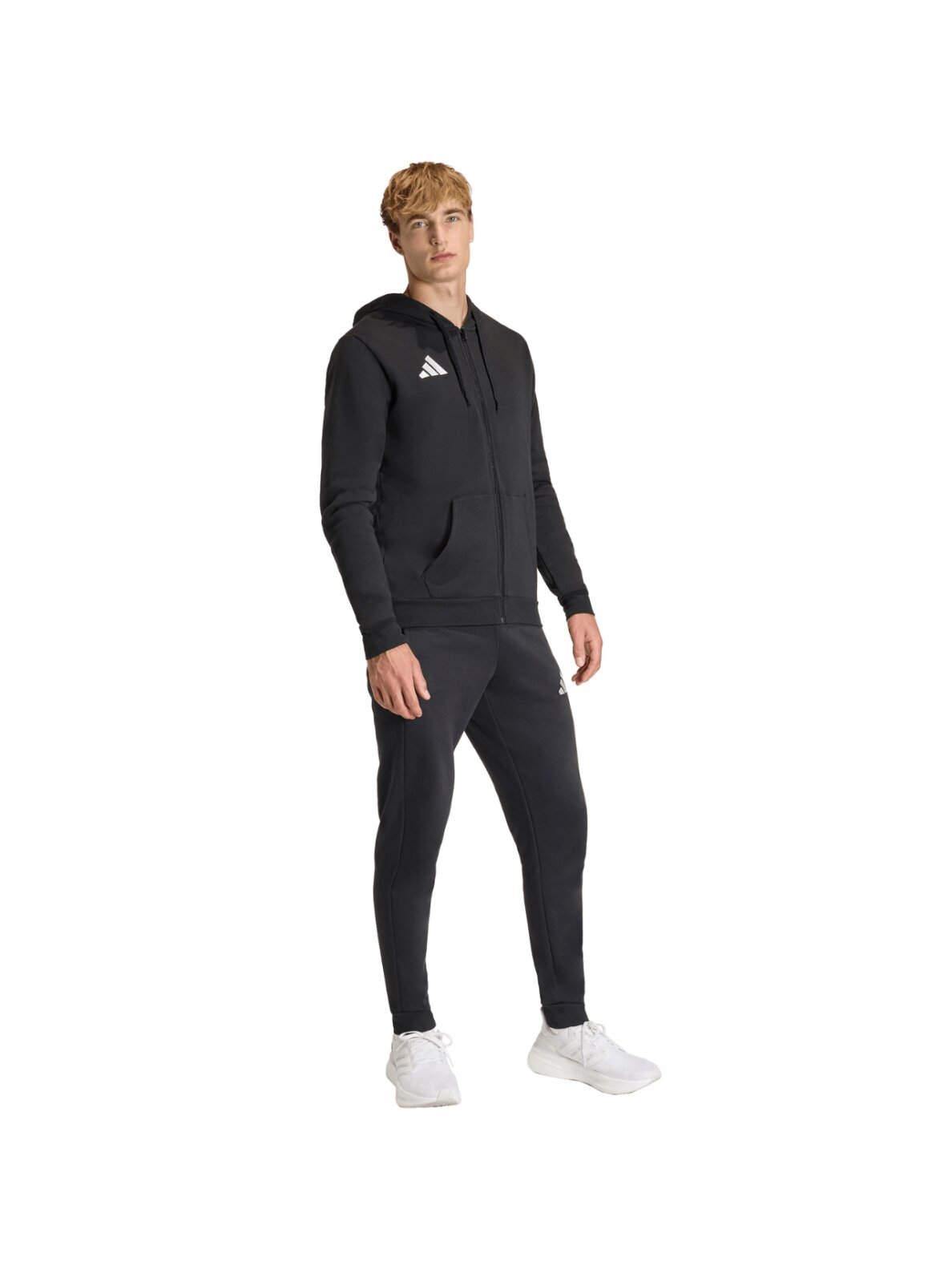 Vyriška Palaidinė adidas Entrada 26 FZ Hoody juoda KF5945 5 Vyriška Palaidinė adidas Entrada 26 FZ Hoody juoda KF5945 5