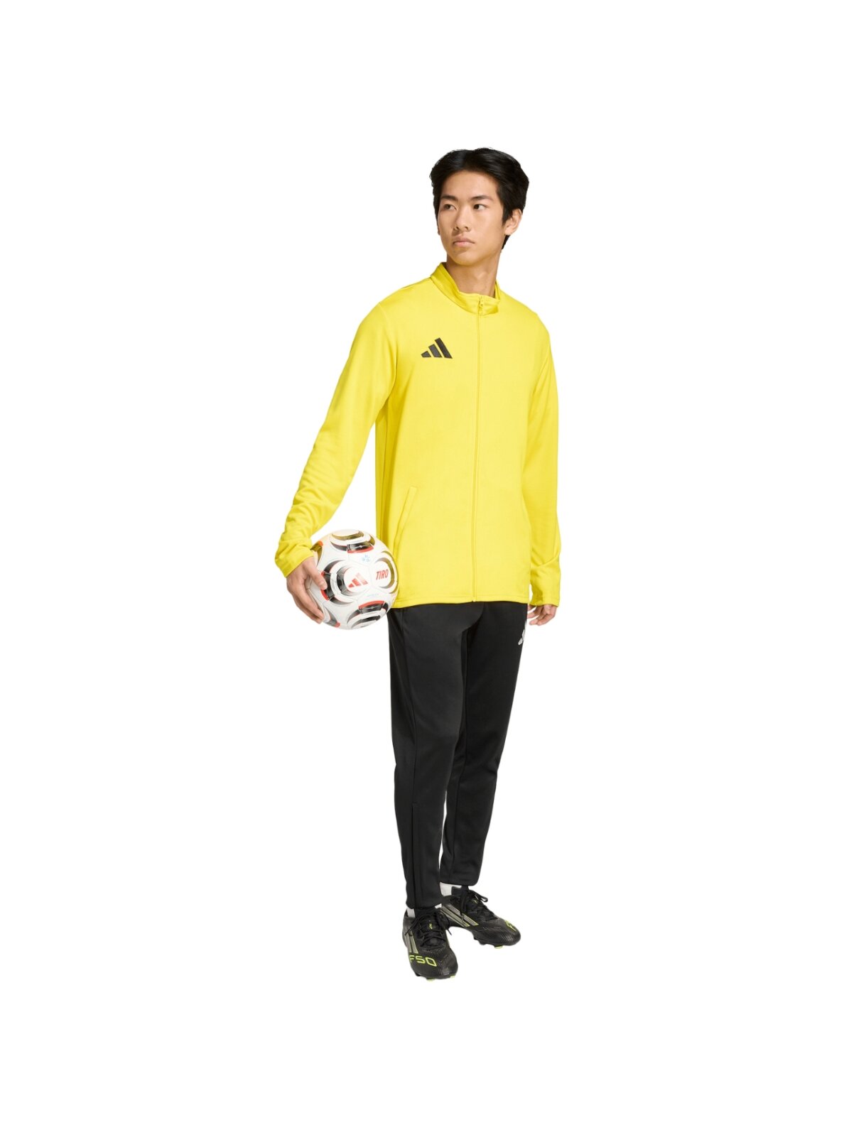 Adidas Entrada 26 Track vyriška sportinė striukė geltona JZ6588 5